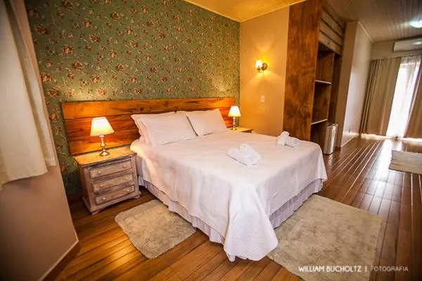 Bed in Pousada Pedra Preta