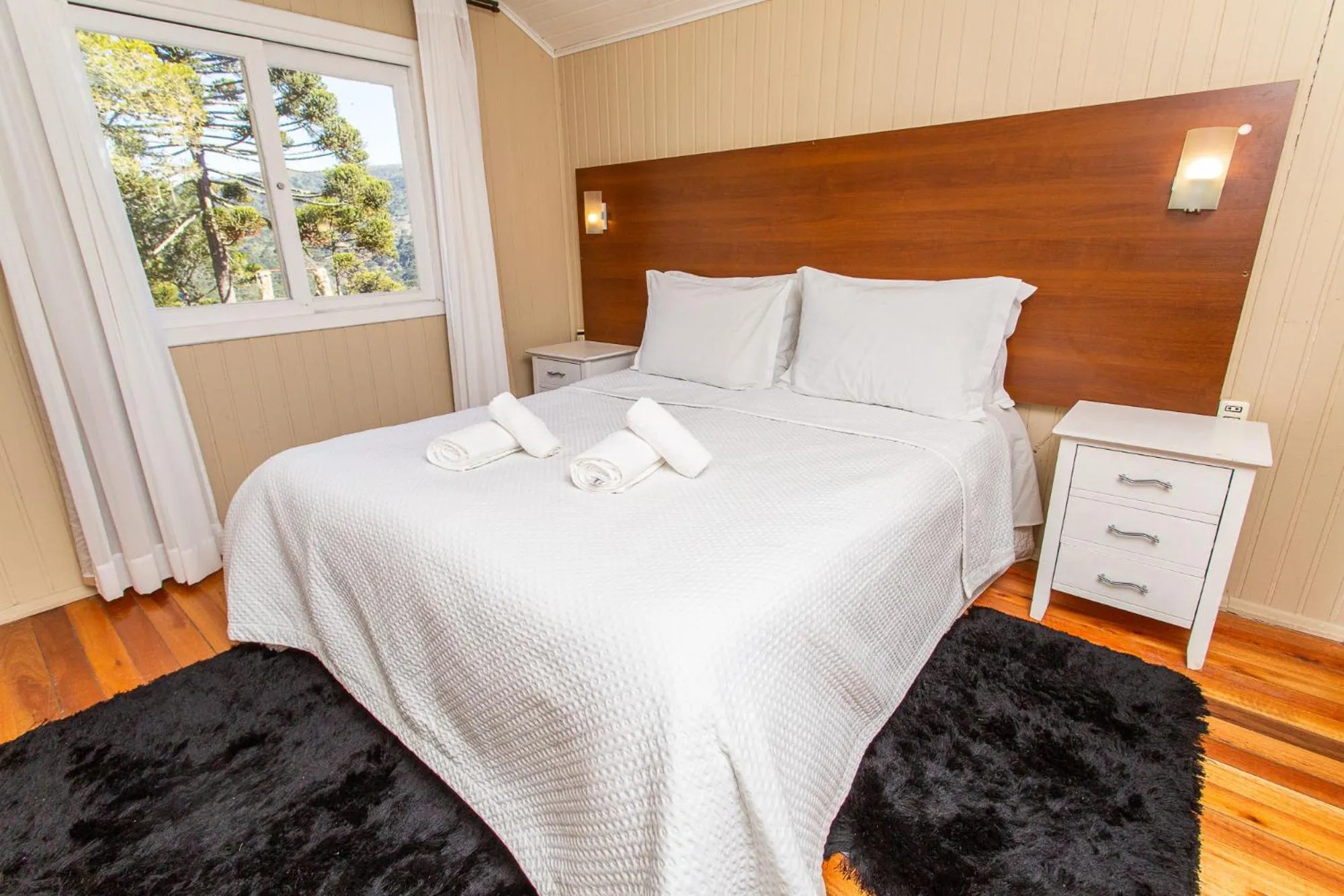 Bed in Pousada Pedra Preta