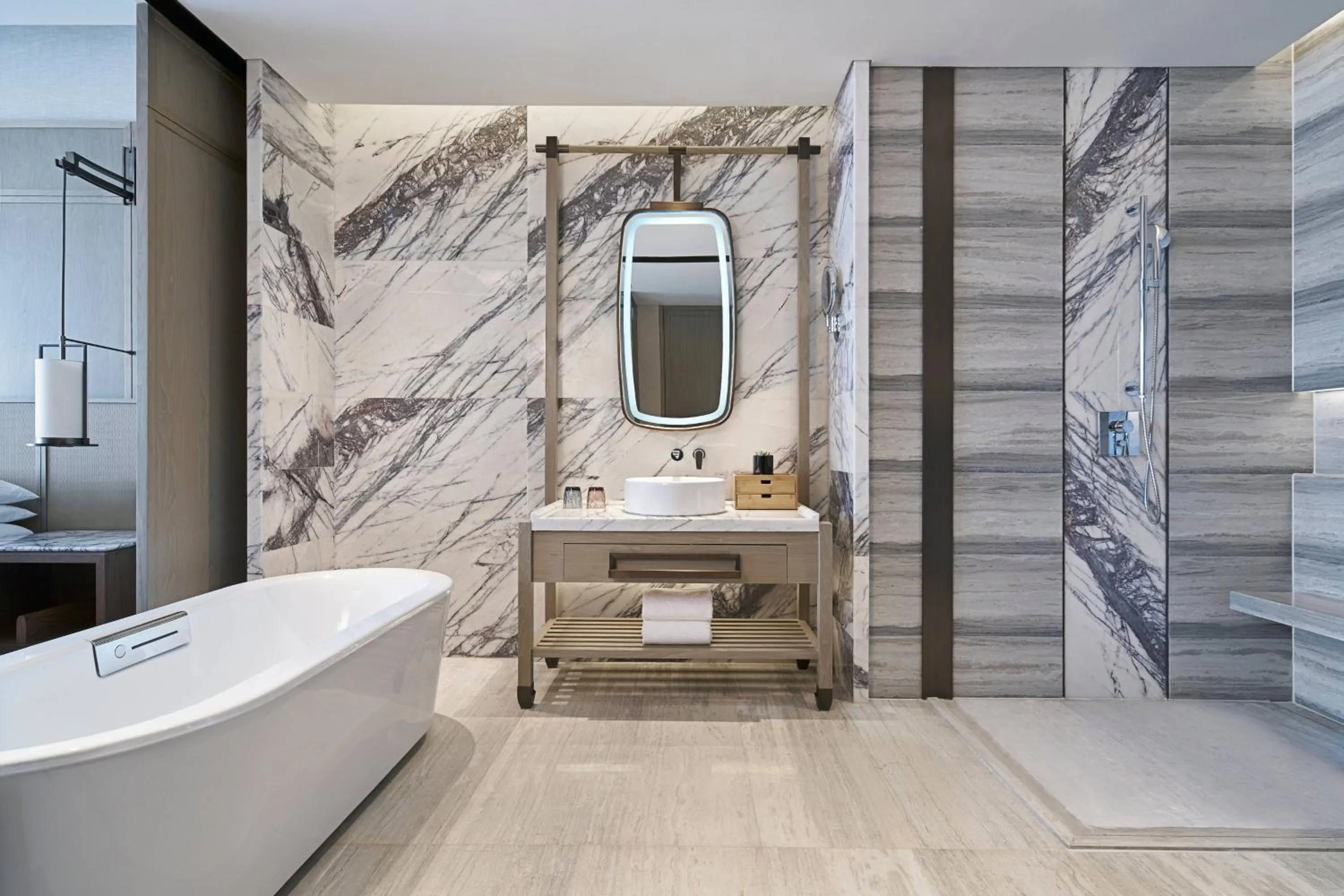 Bathroom in Wuxi Marriott Hotel Lihu Lake