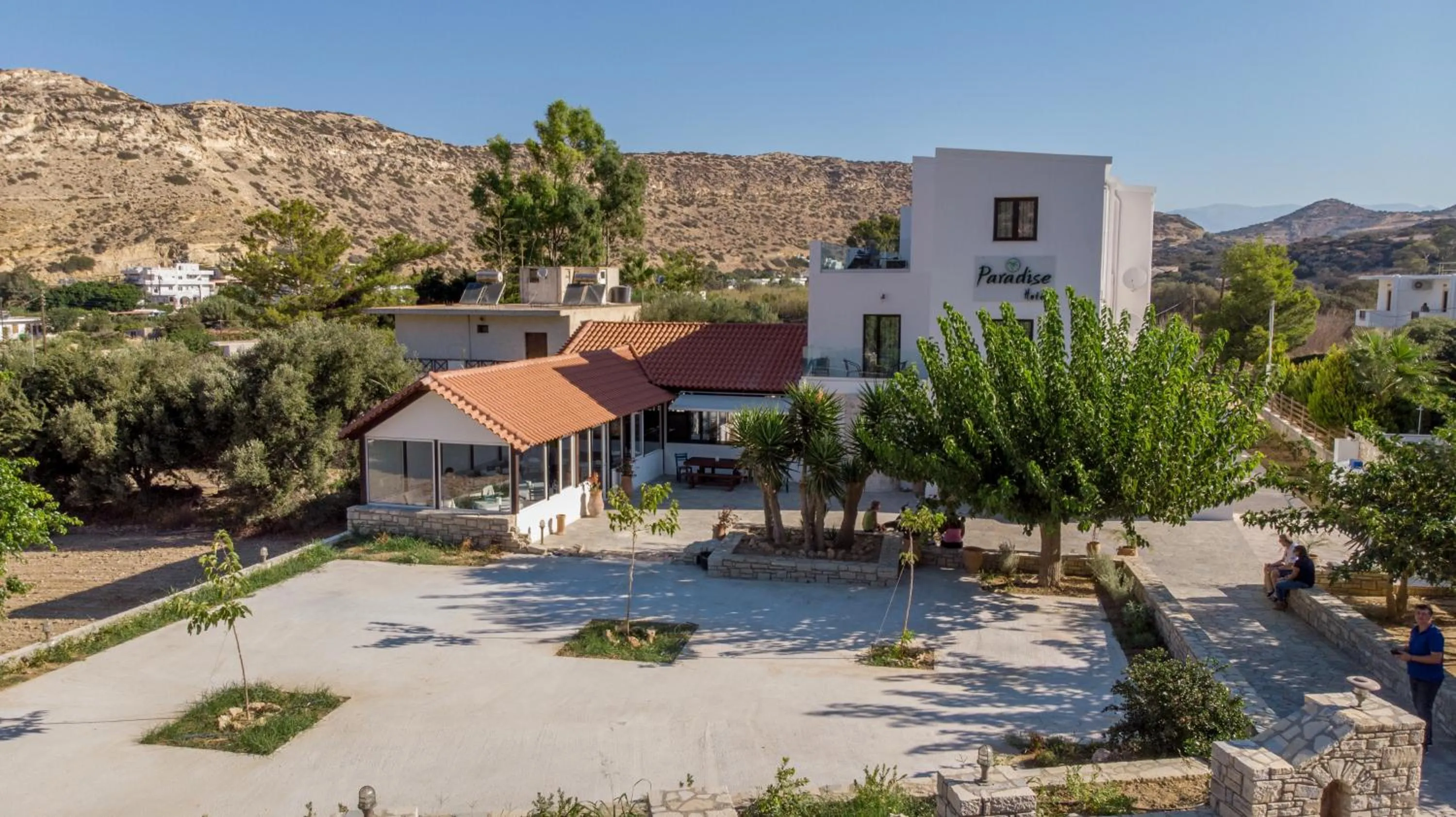 Property building in Paradise Matala Hotel