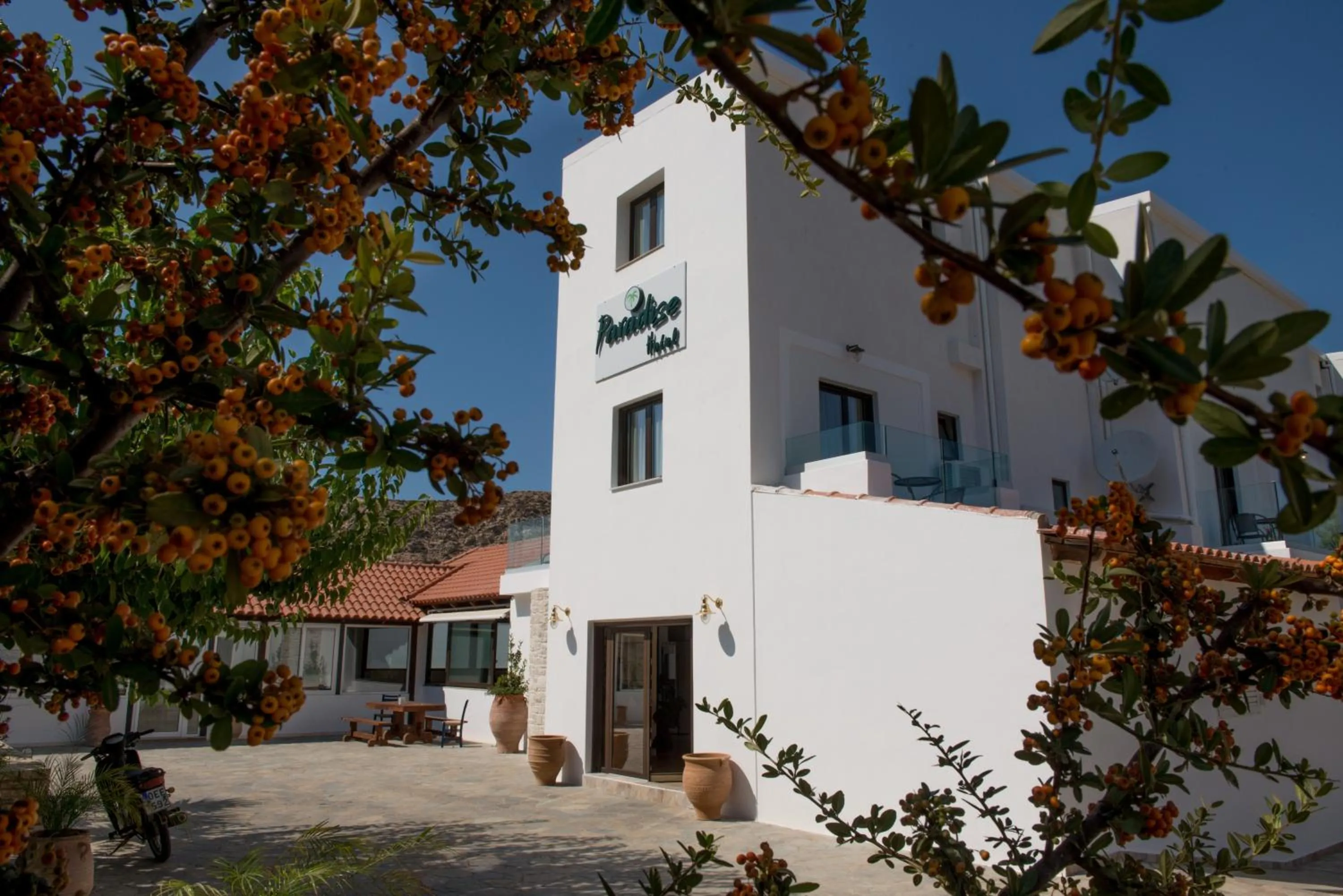 Property building in Paradise Matala Hotel