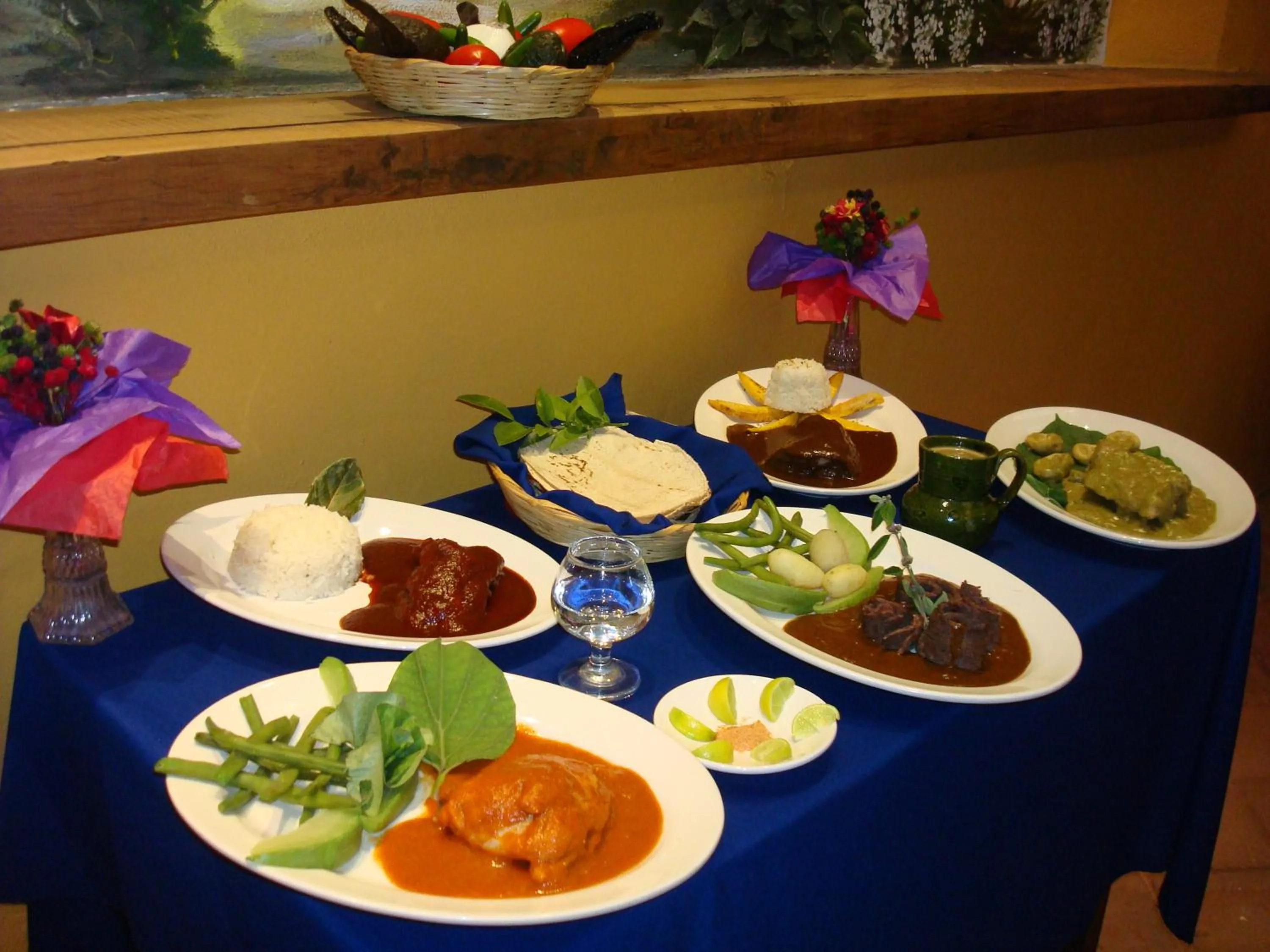 Food in Hotel Hacienda Don Cenobio