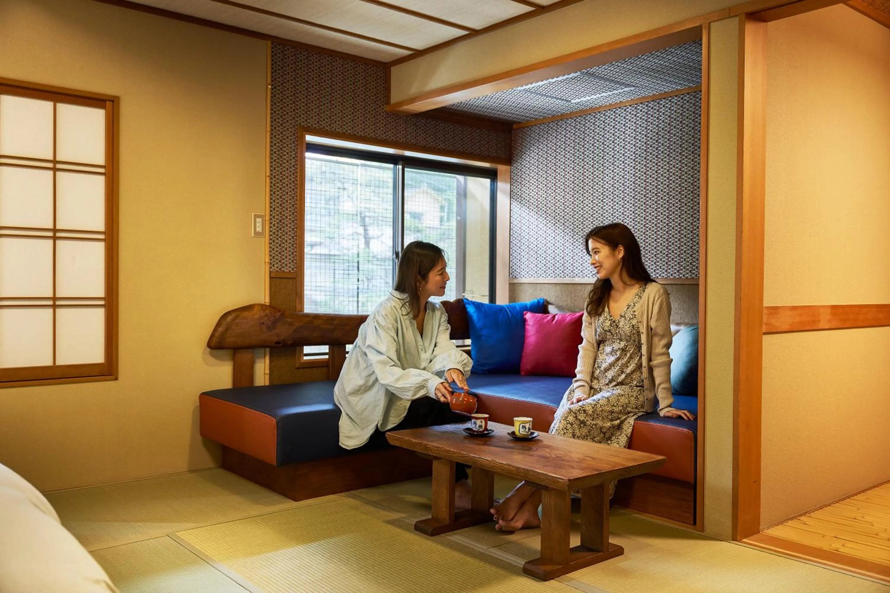 People in Shima-Onsen Toshimaya