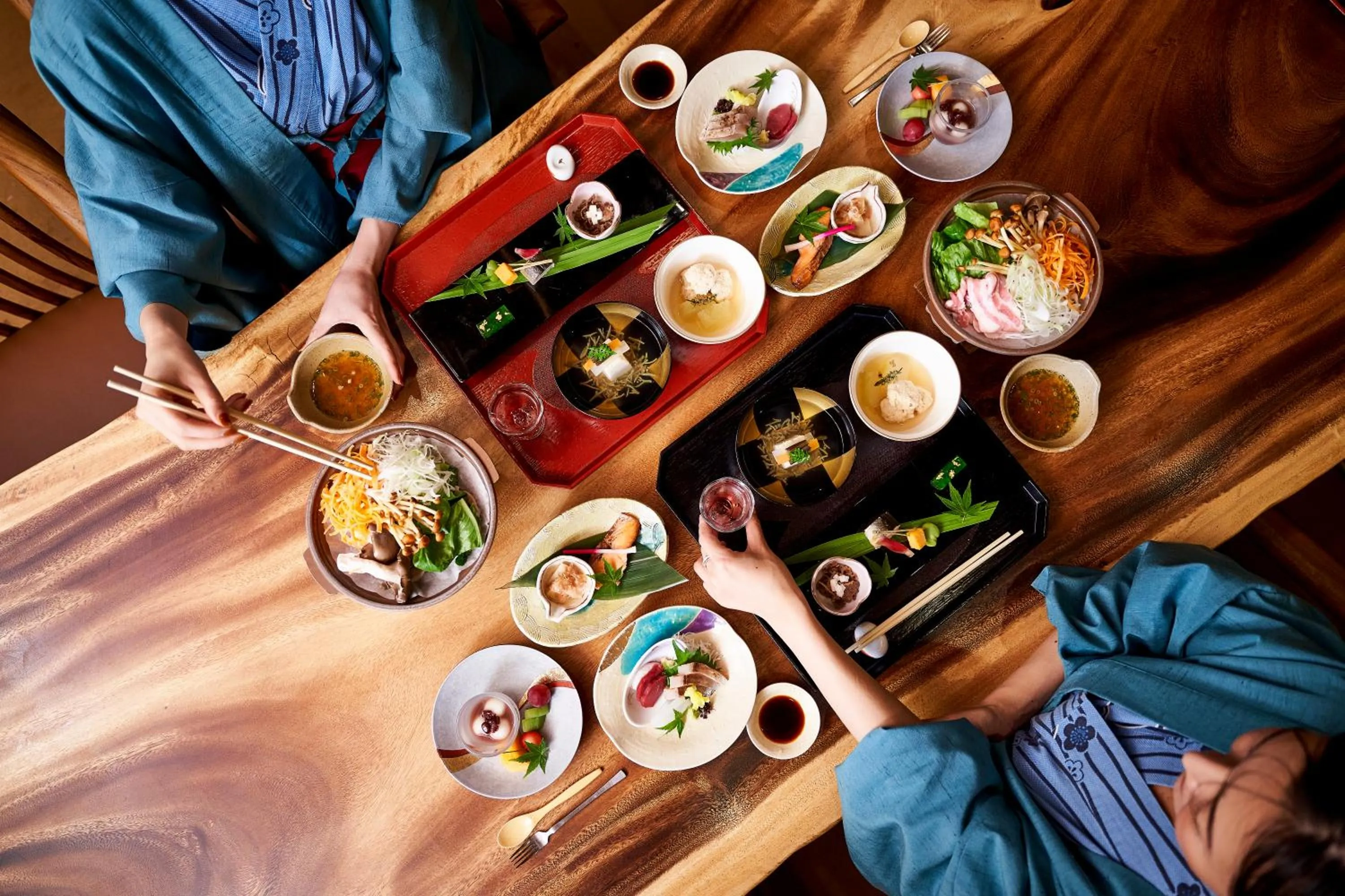 Dinner in Shima-Onsen Toshimaya