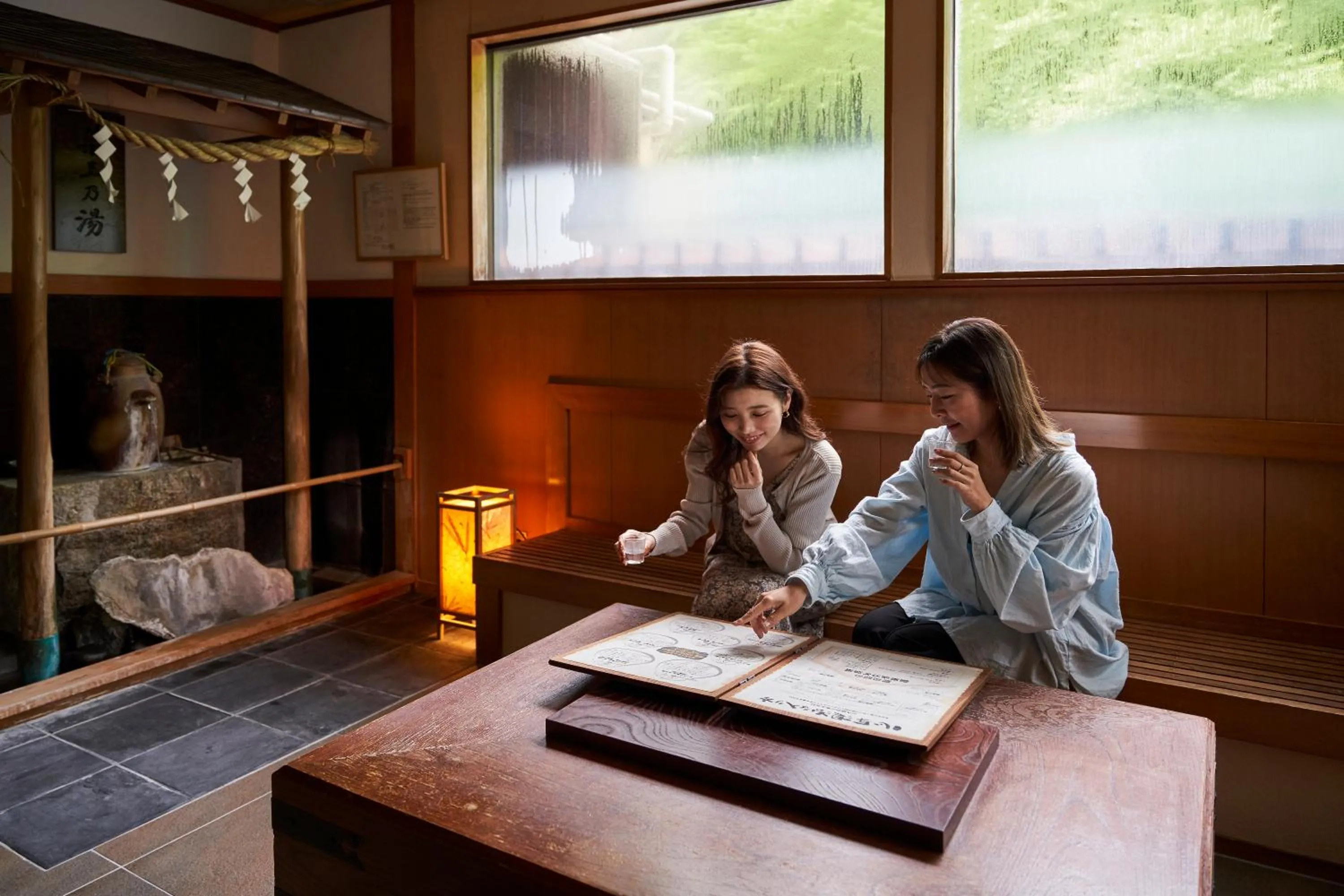 Hot Spring Bath in Shima-Onsen Toshimaya
