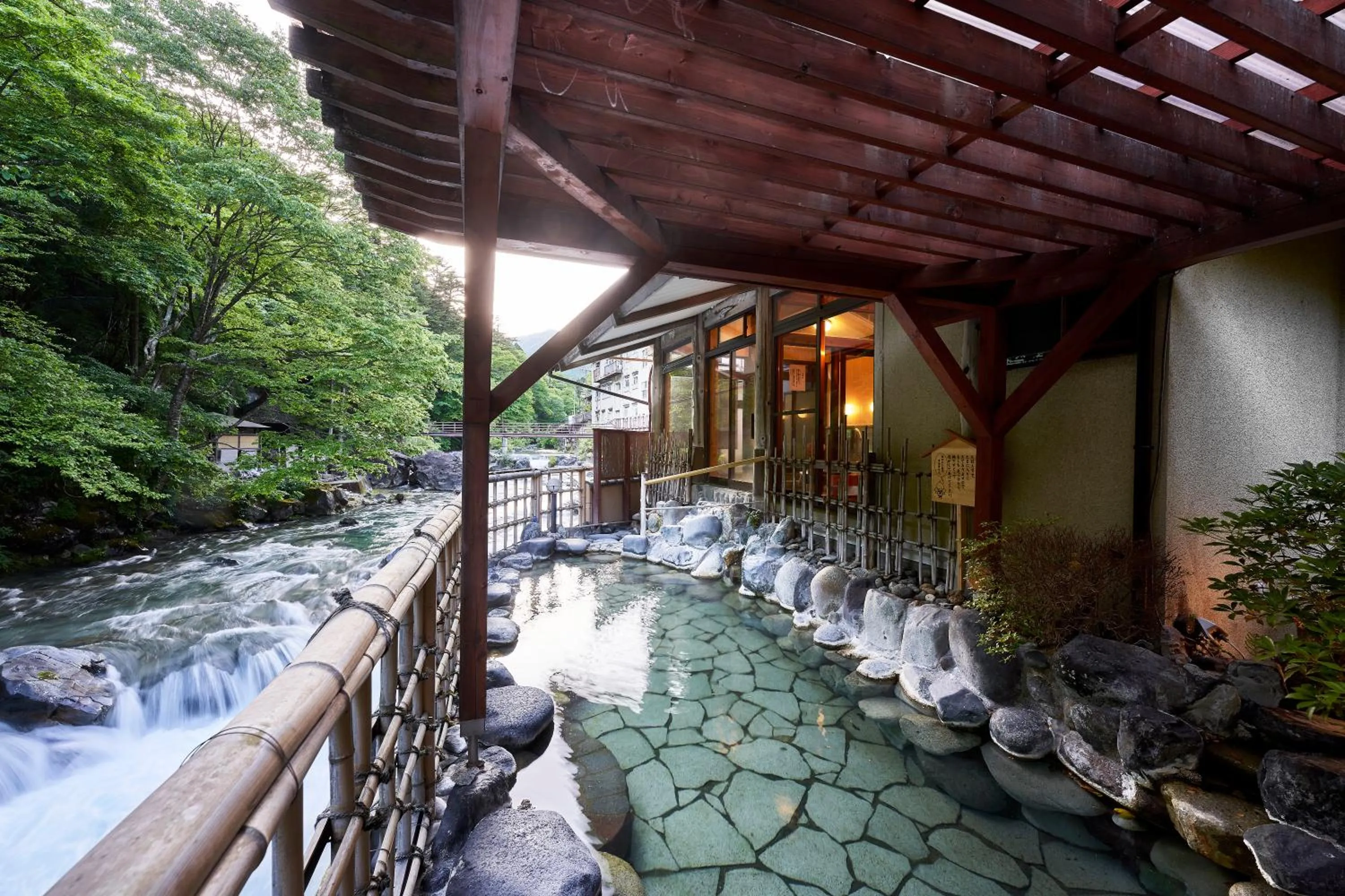 Hot Spring Bath in Shima-Onsen Toshimaya
