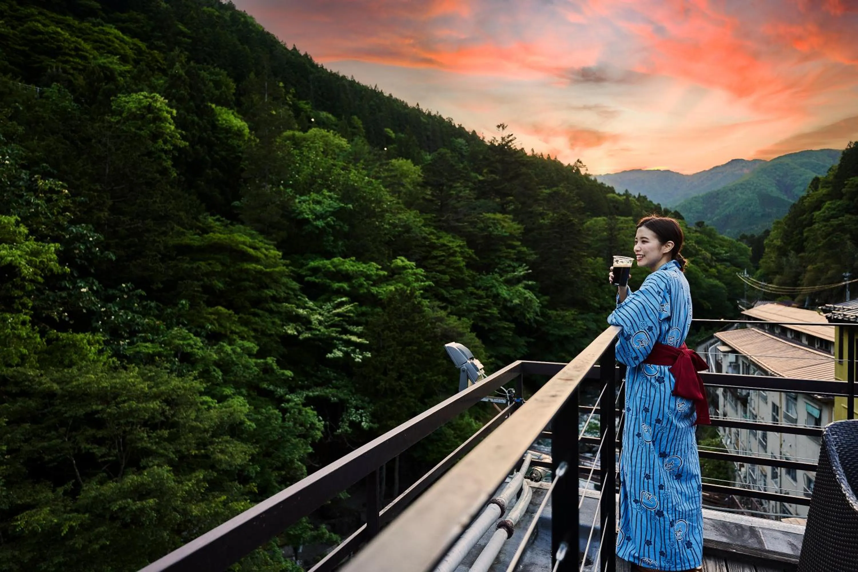 Balcony/Terrace in Shima-Onsen Toshimaya