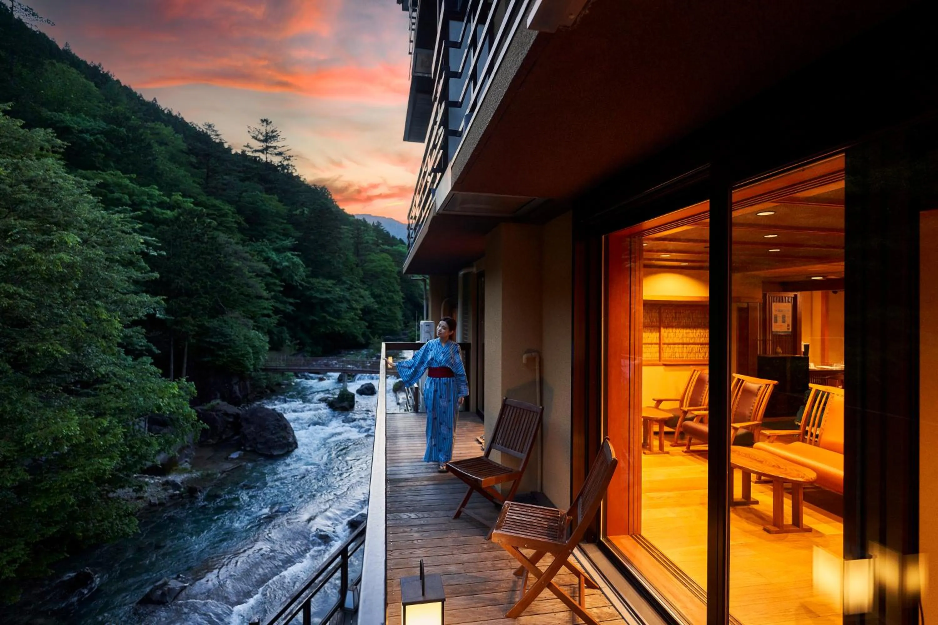 Balcony/Terrace in Shima-Onsen Toshimaya