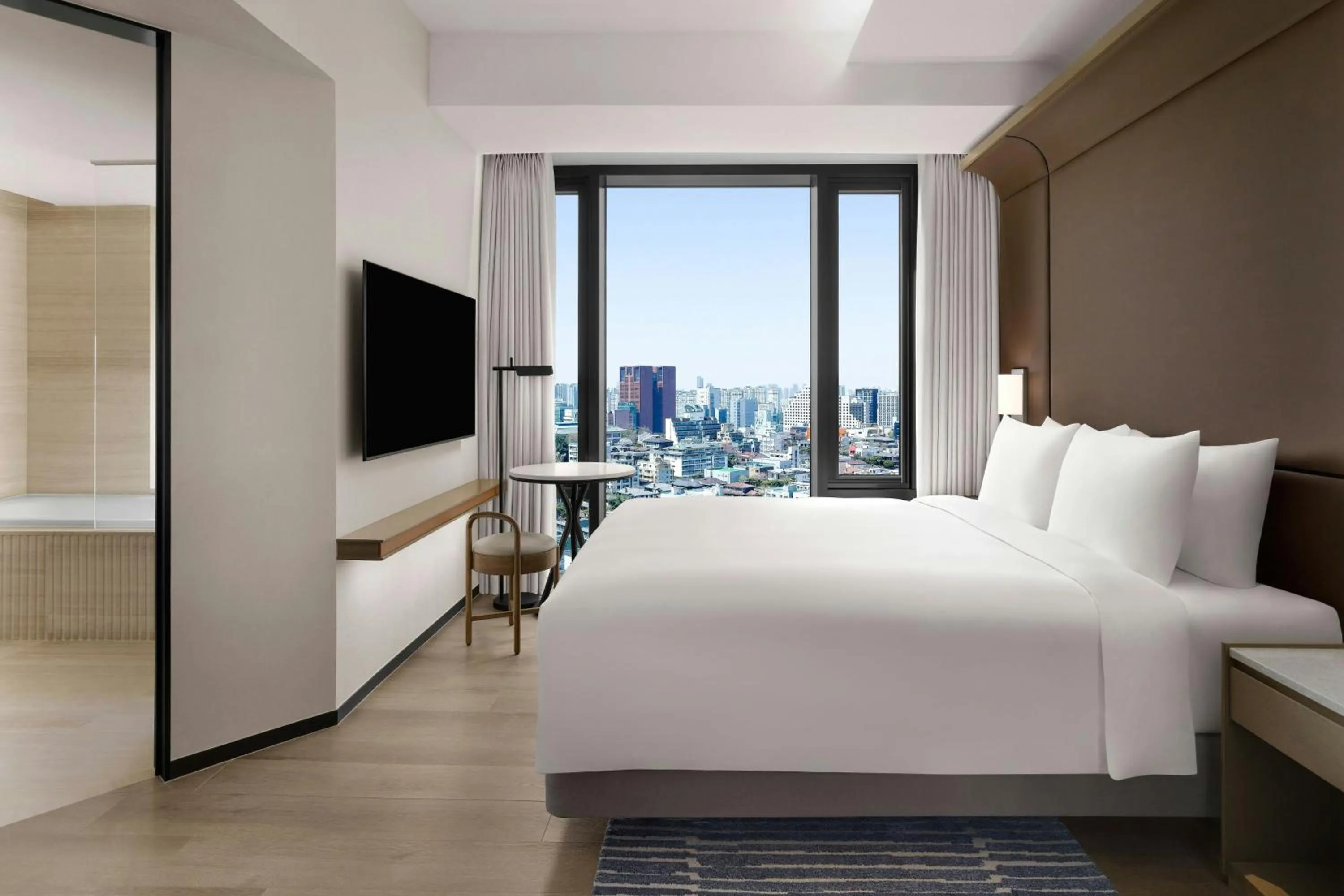 Photo of the whole room, Bed in AC Hotel by Marriott Seoul Gangnam