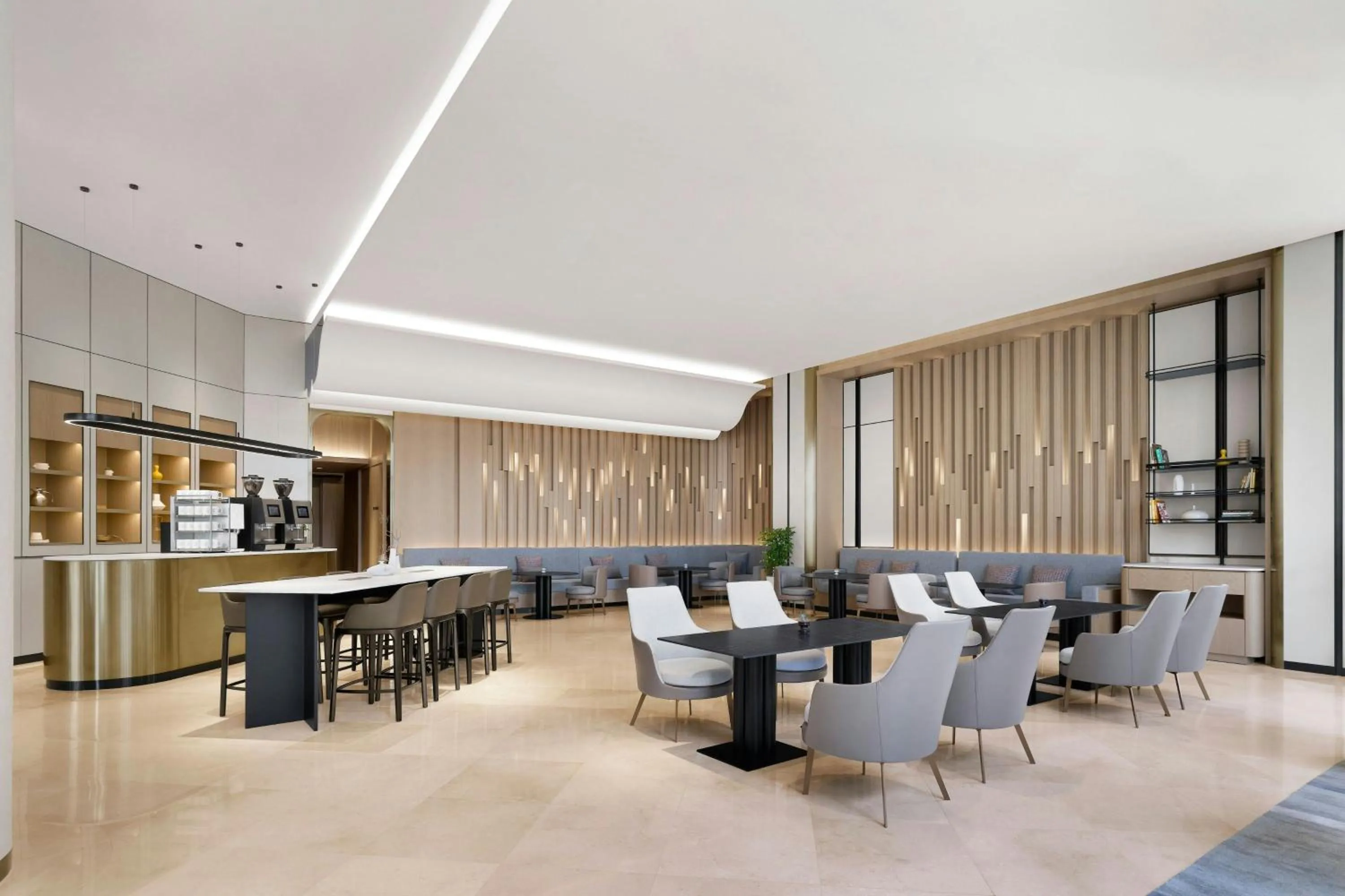 Lounge or bar in AC Hotel by Marriott Seoul Gangnam