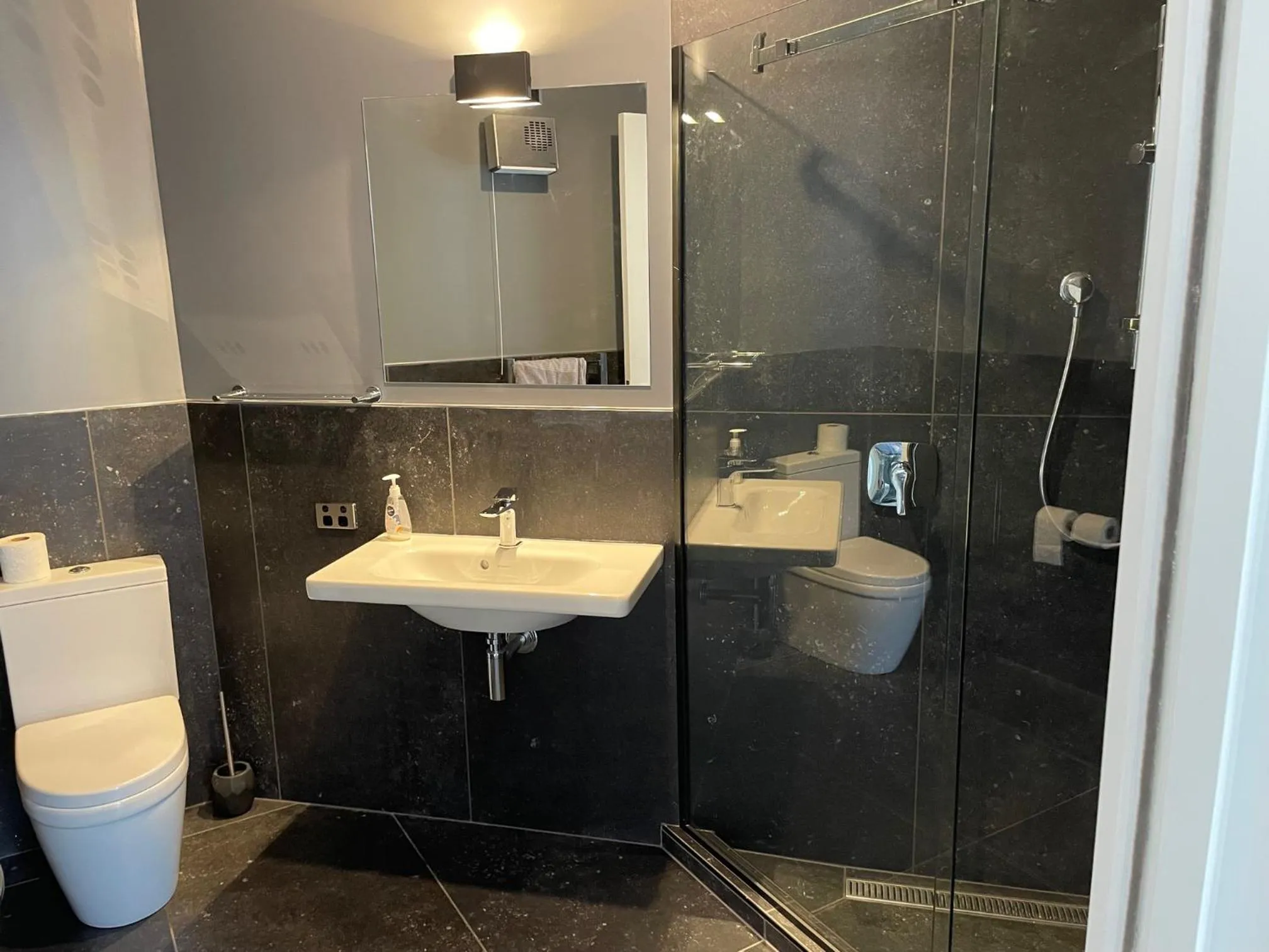 Shower in On Top Backpackers