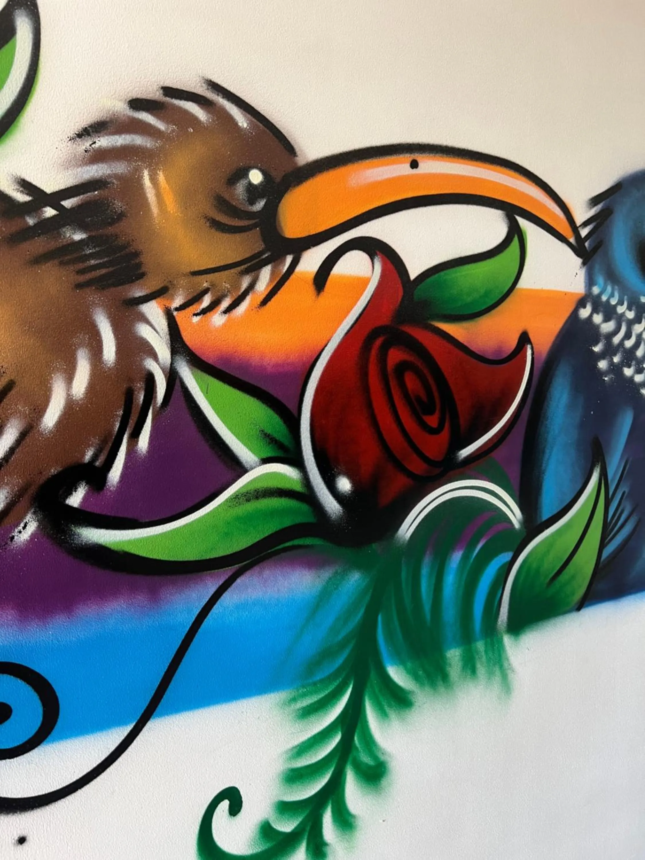 Decorative detail in On Top Backpackers