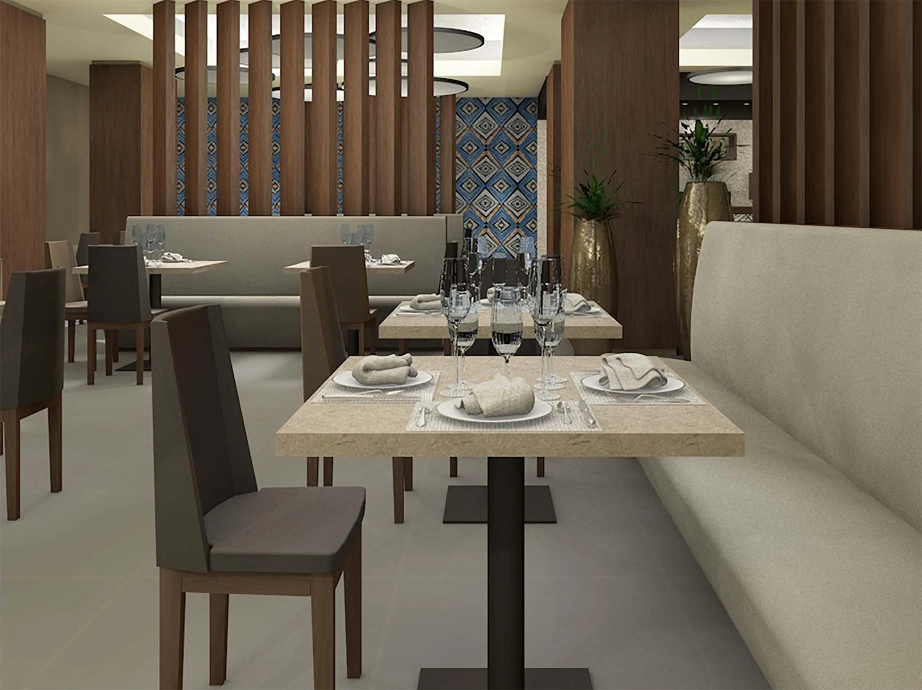 Restaurant/places to eat in Hotel La Falaise Bonapriso