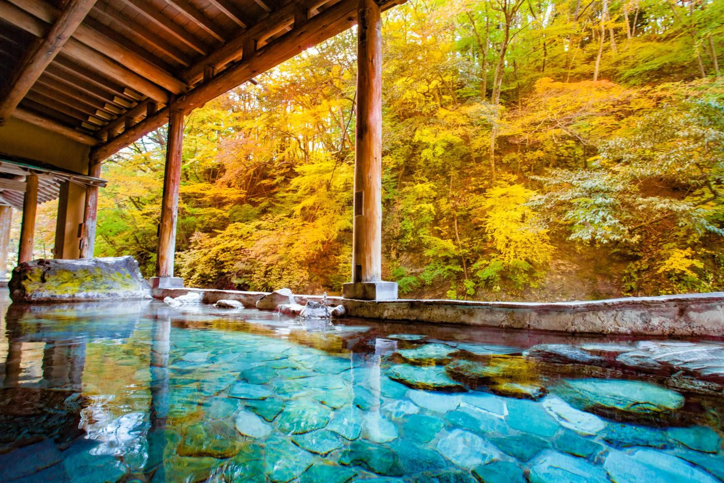 Hot Spring Bath in Shima Yamaguchikan