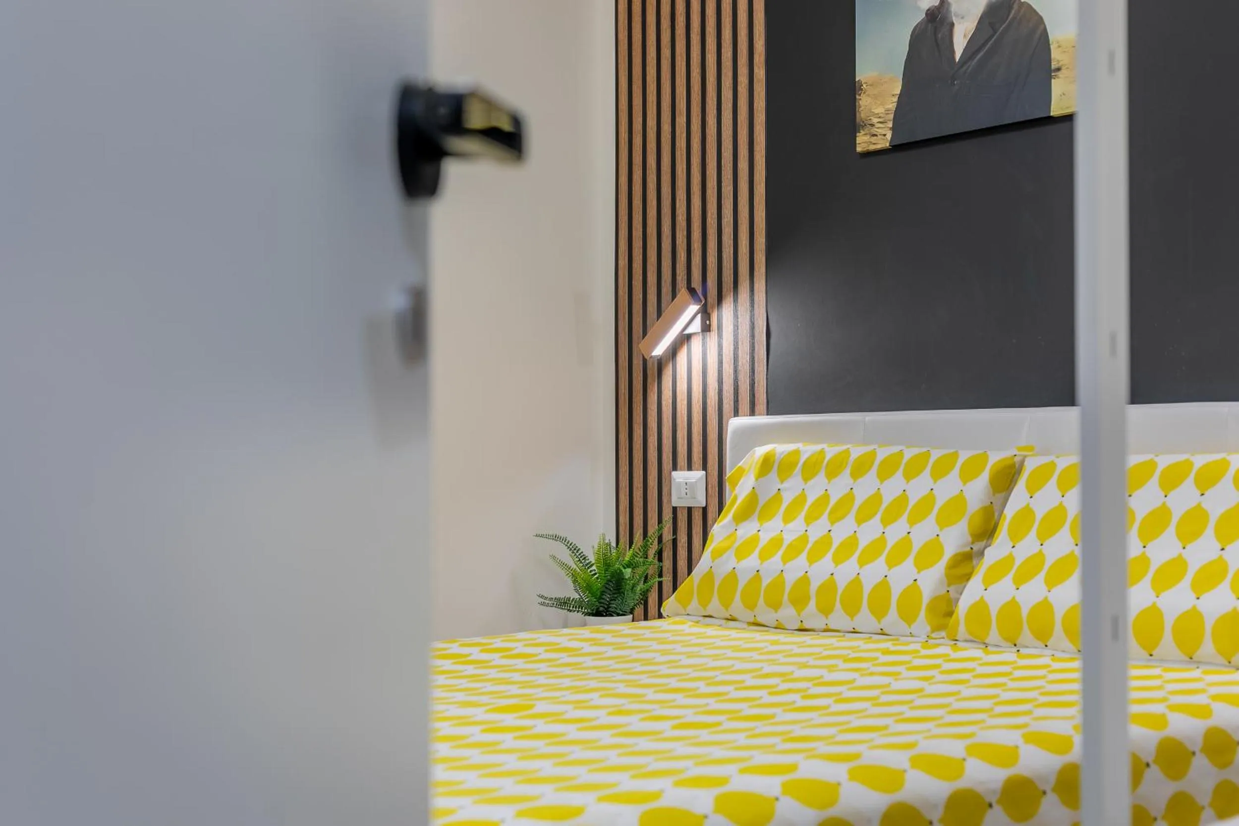 Bed in B&B Pensieri d'autore - Parcheggio e Self Check-in