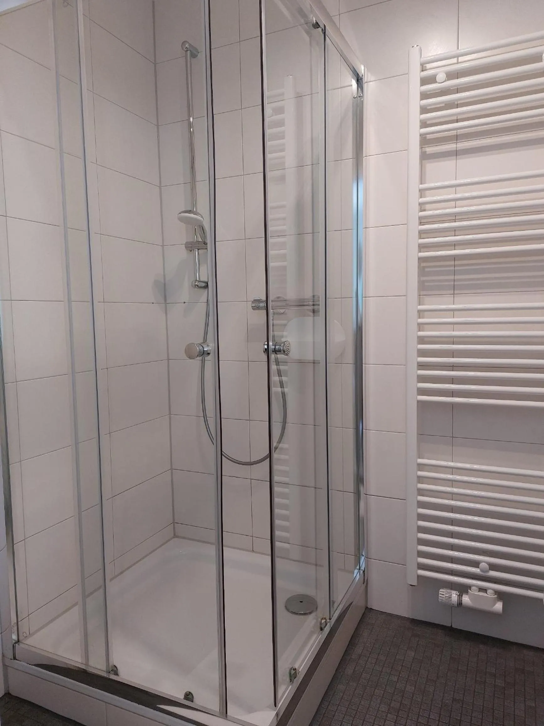 Shower in Ricks City Hotel