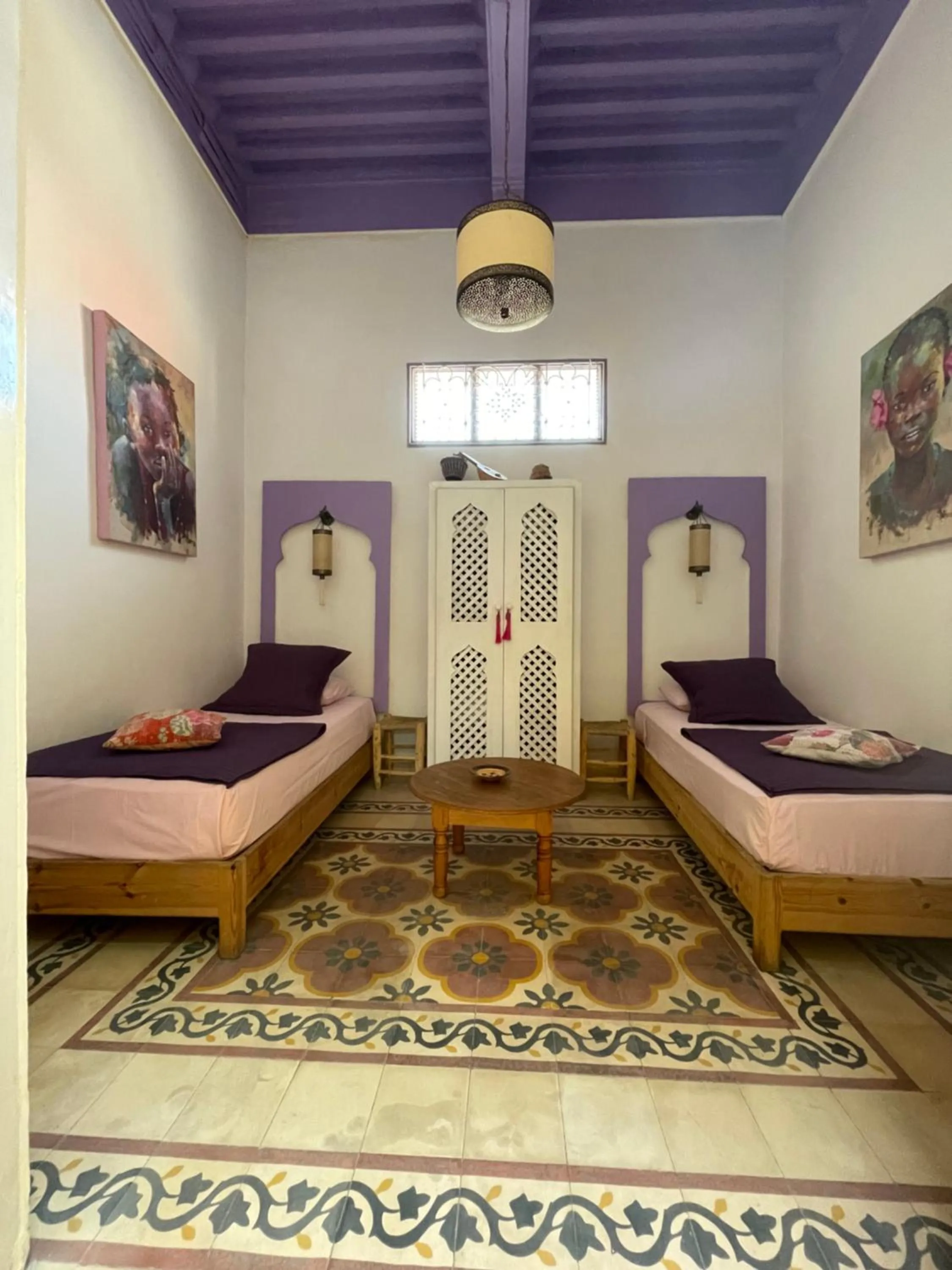 Bed in Riad Sidi Magdoul