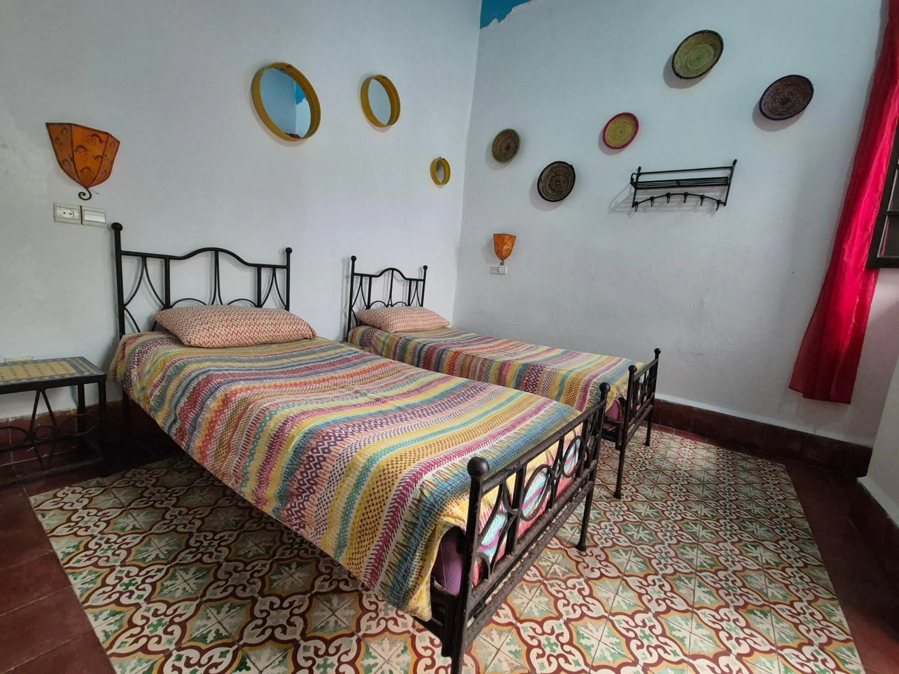 Bed in Riad Sidi Magdoul