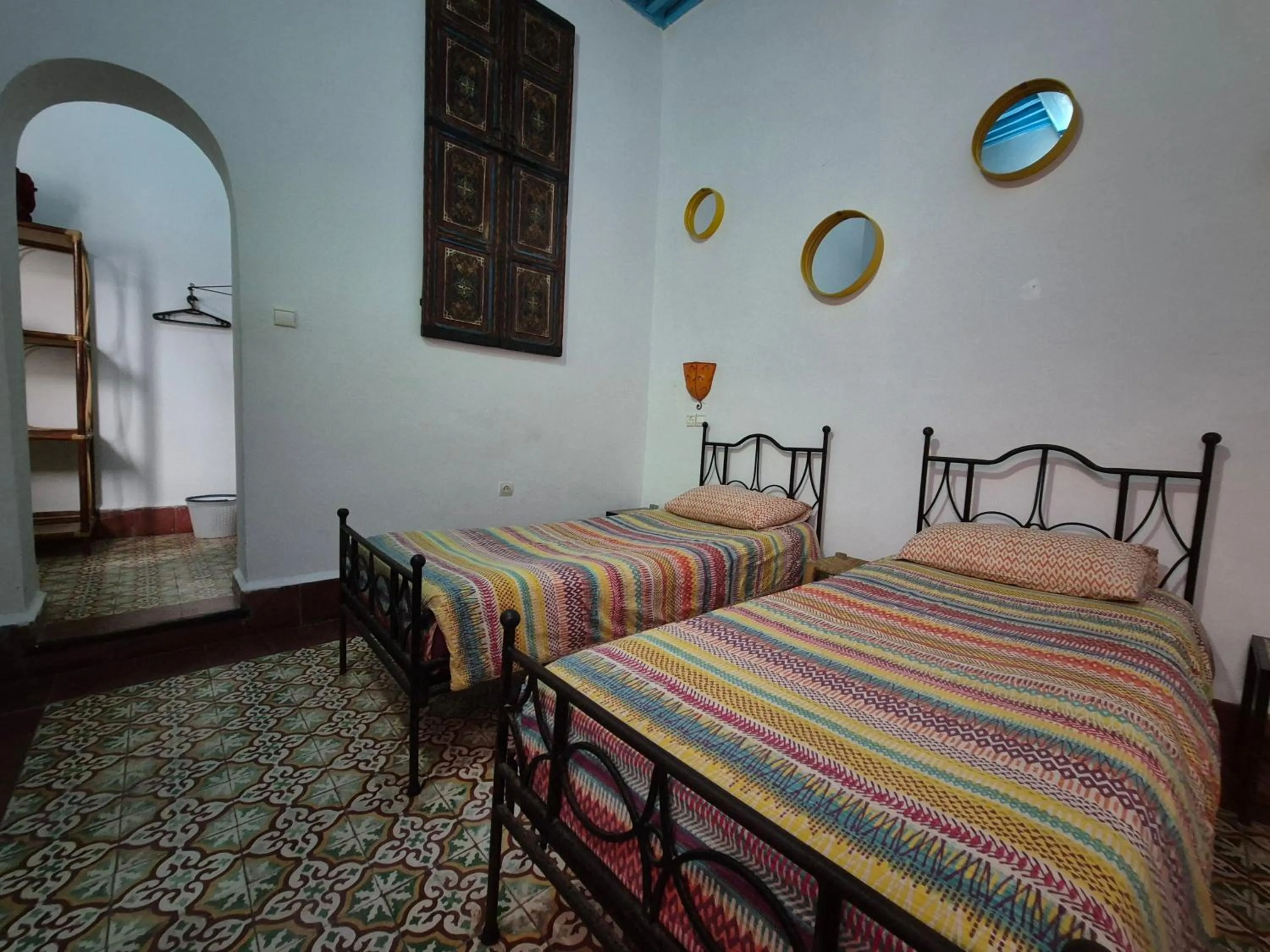 Bed in Riad Sidi Magdoul