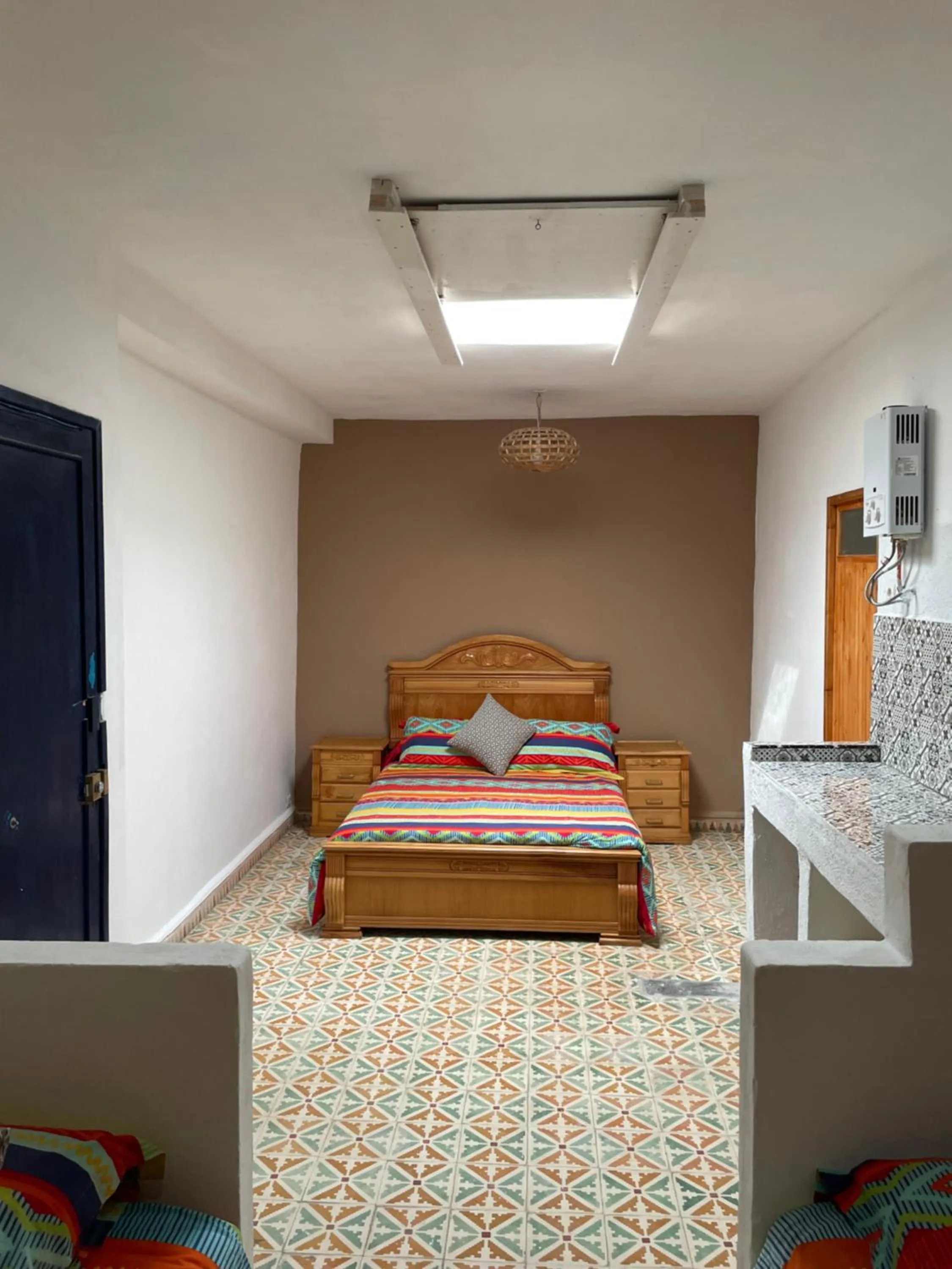 Bed in Riad Sidi Magdoul