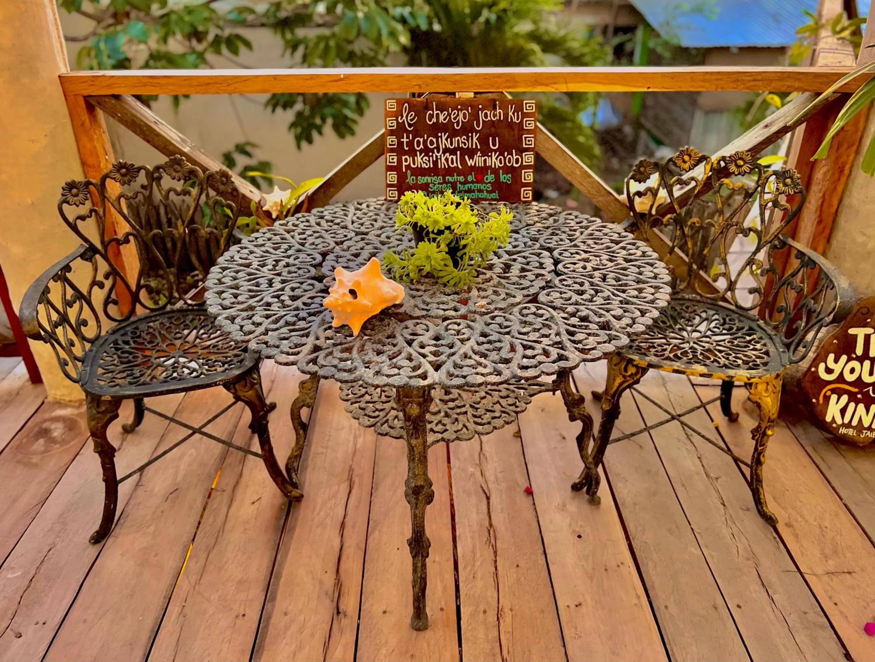 Patio in Hotel Jaiba Mahahual - Adults Only