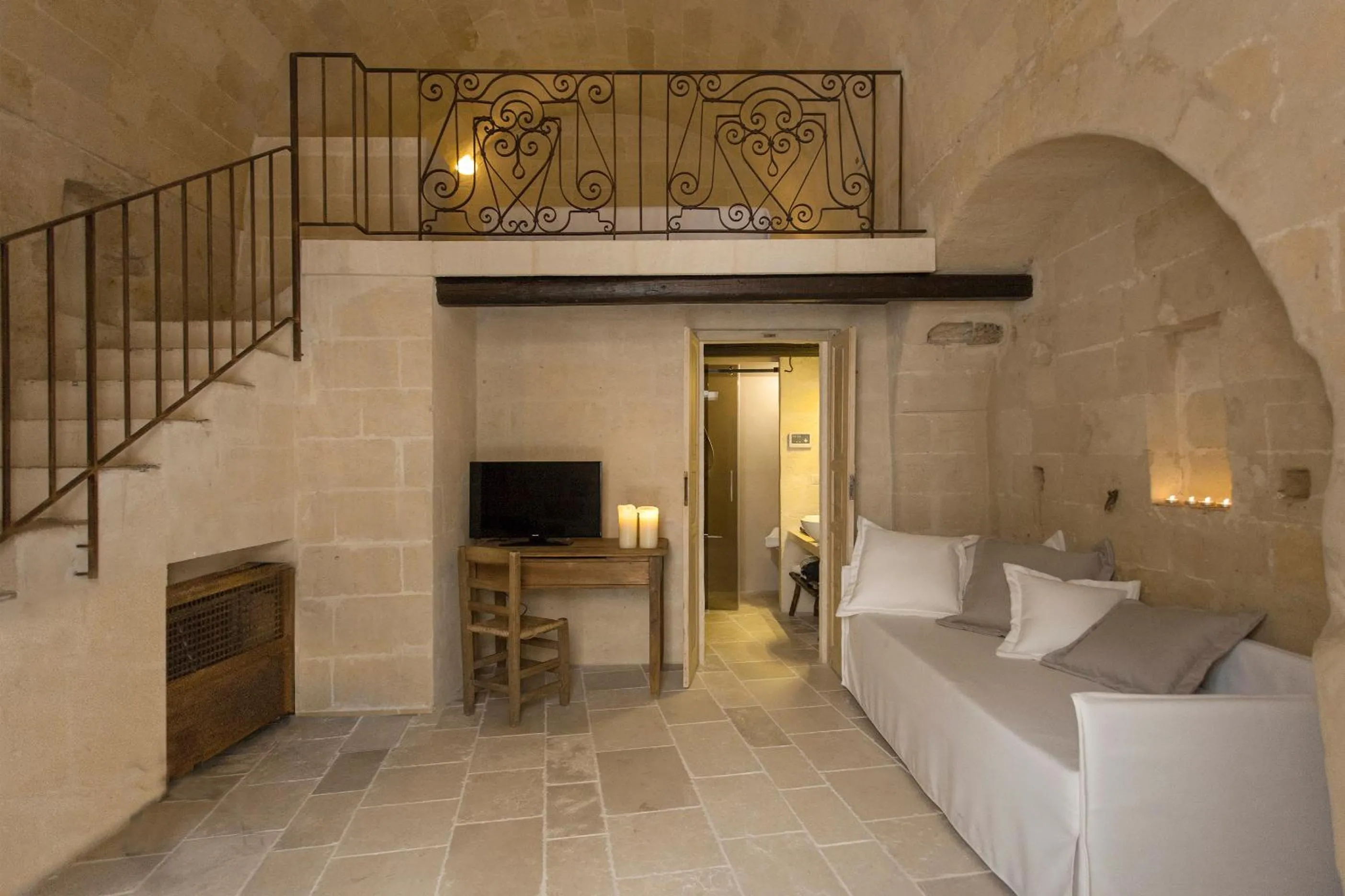 Living room in Corte San Pietro