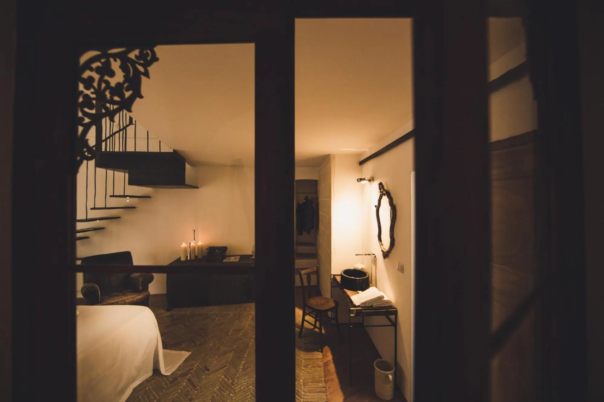 Photo of the whole room in Corte San Pietro