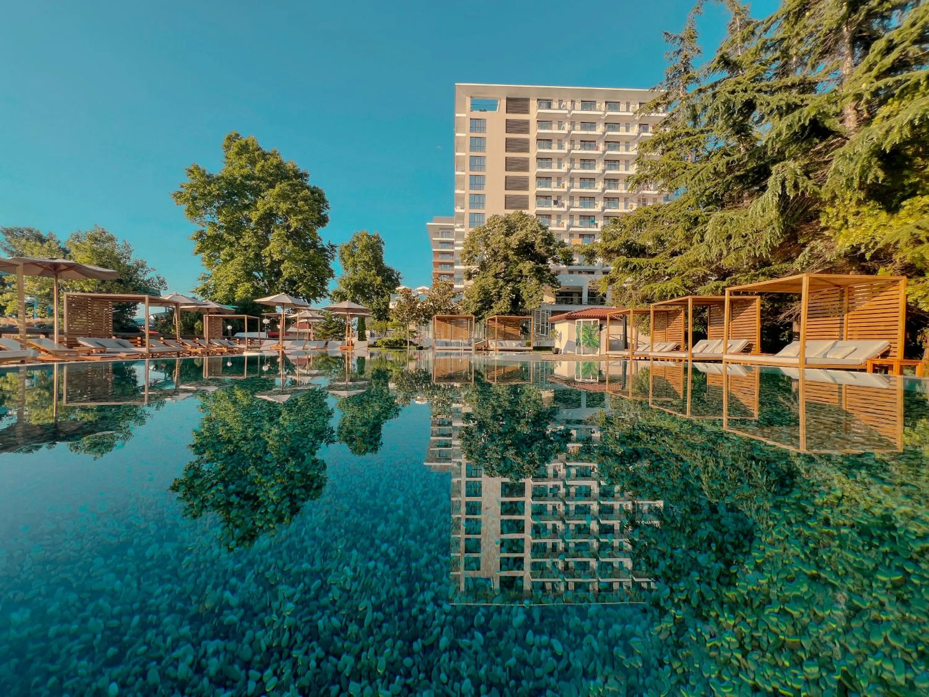 Swimming pool in GRIFID Metropol Hotel - Premium All inclusive & Private Beach - Adults Only