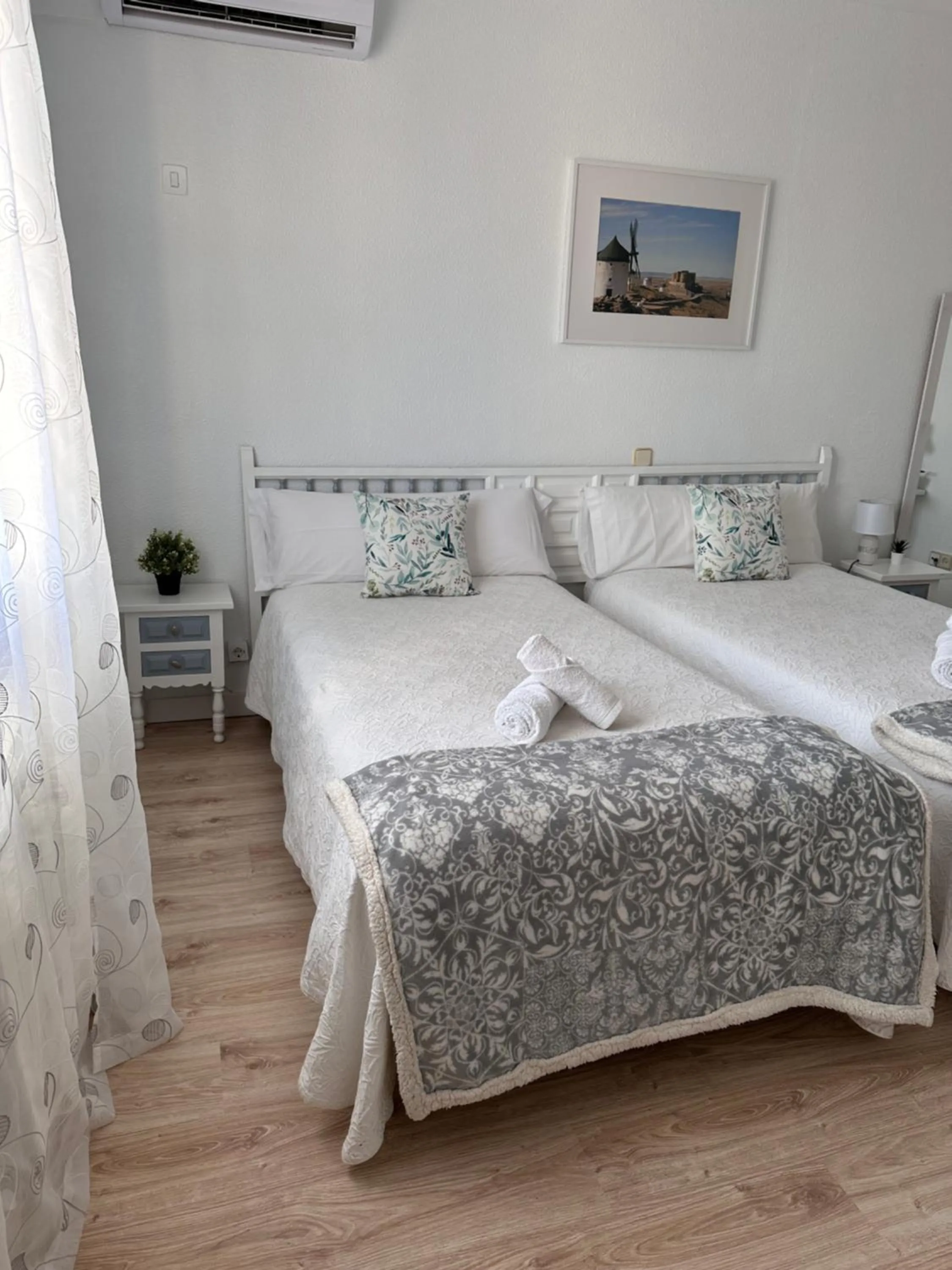 Bed in Hotel Consuegra