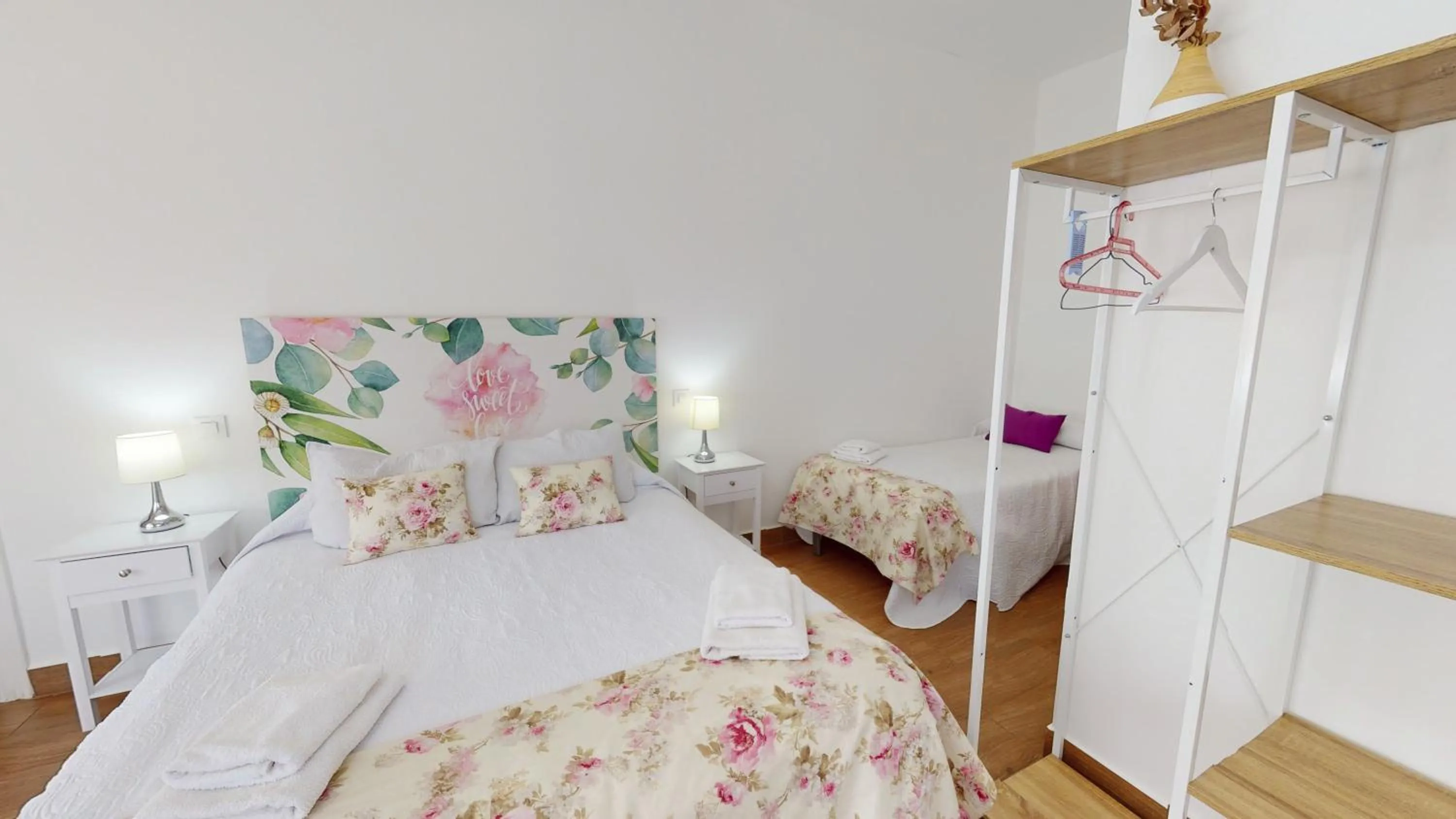 Bed in Hotel Consuegra