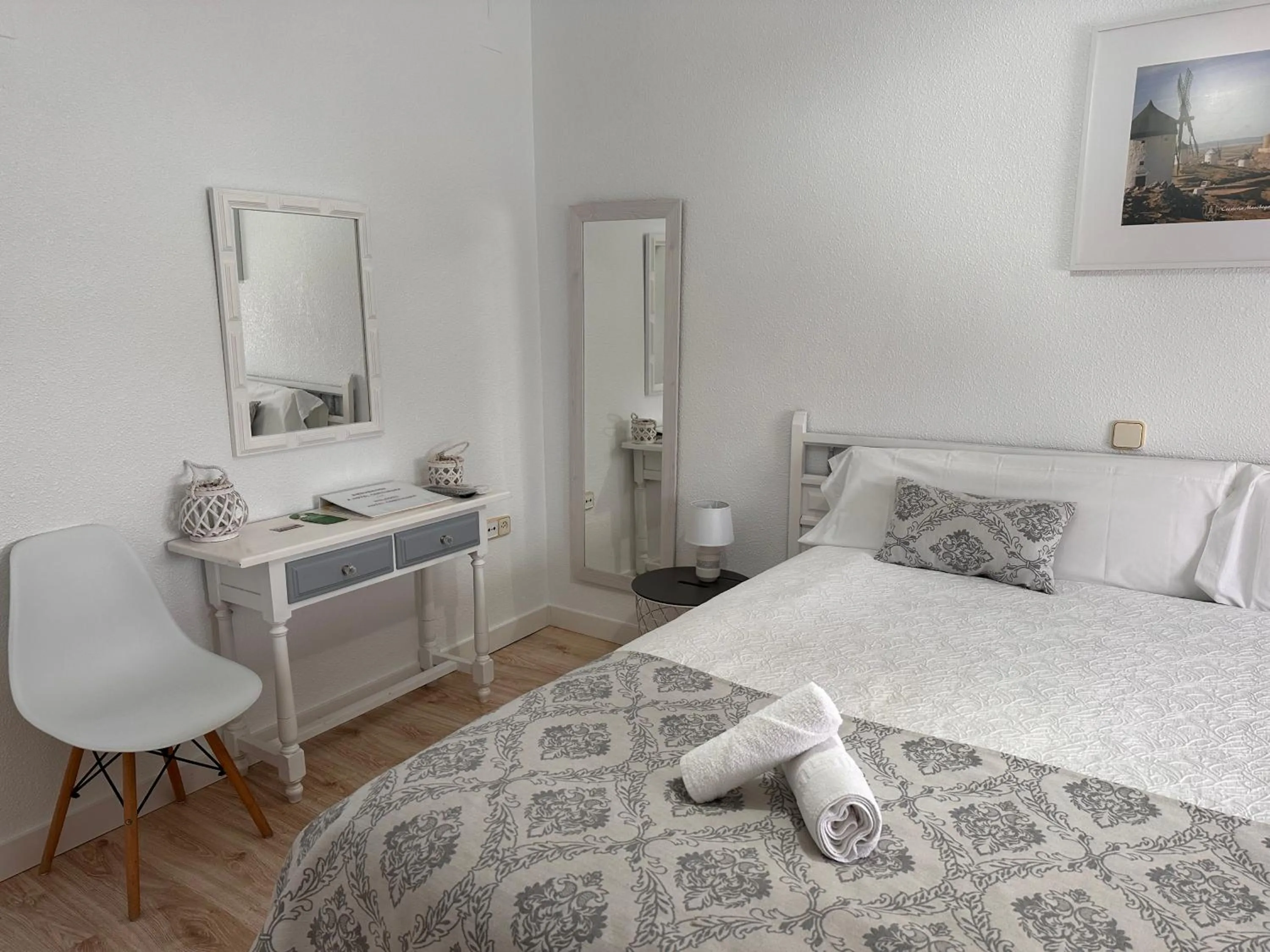 Bed in Hotel Consuegra