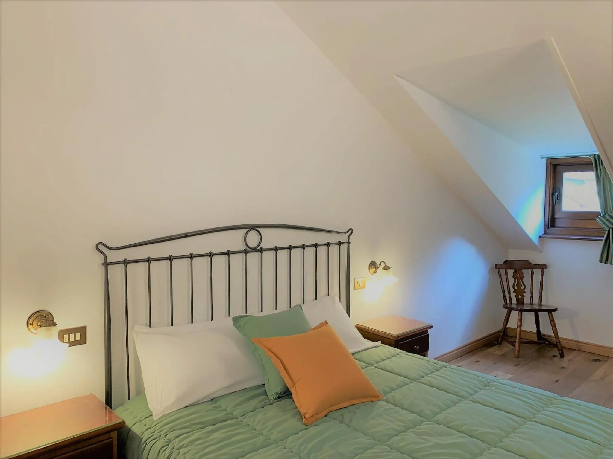 Bed in Hotel Serena Cortina