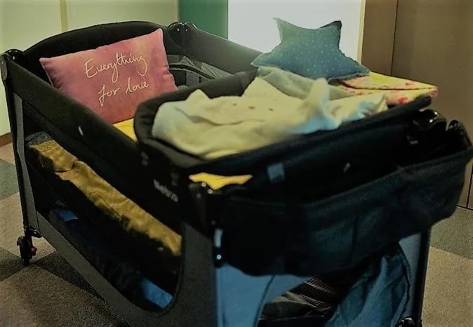 Bed in Hotel Yamachou