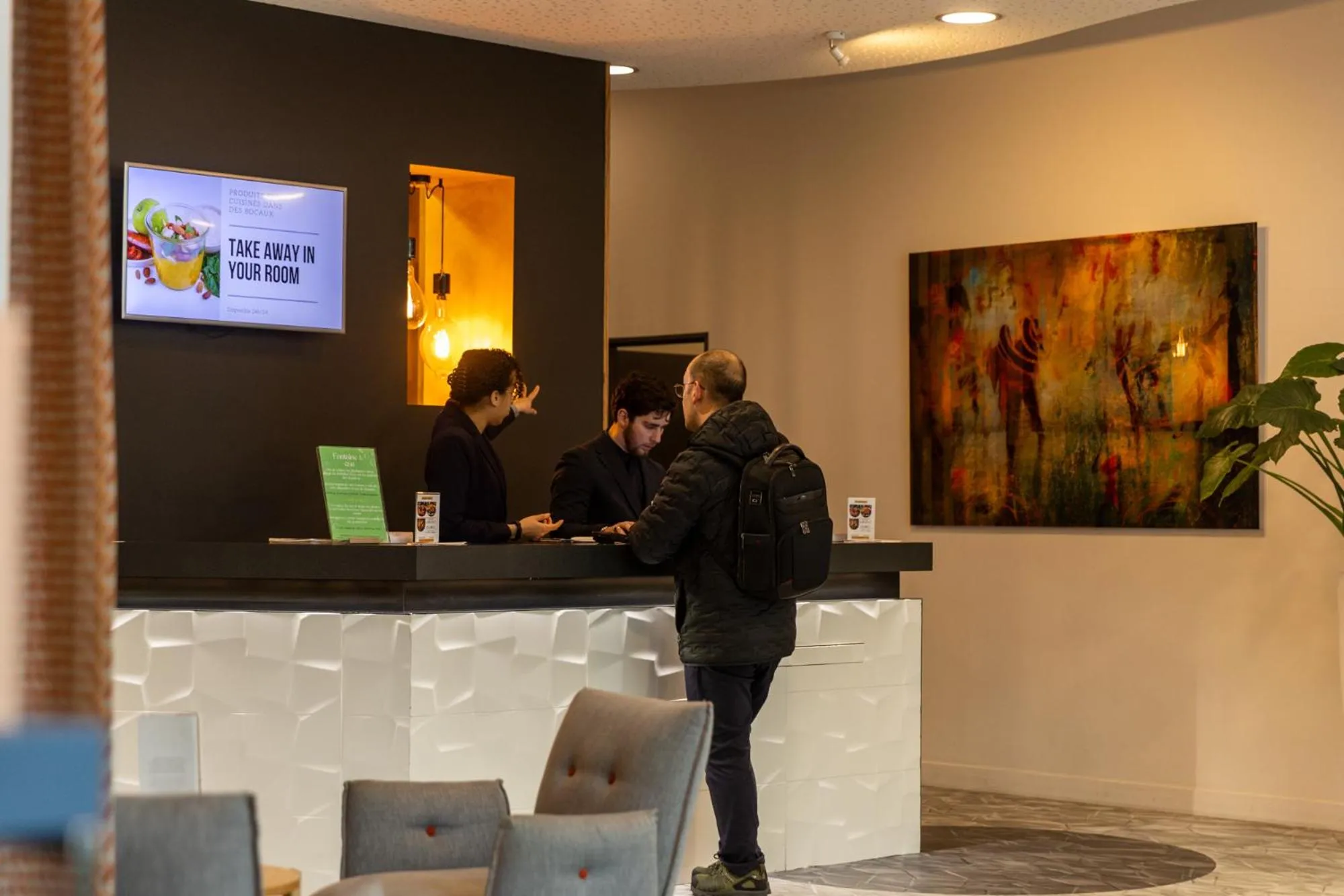 Lobby or reception in Seven Urban Suites Nantes Centre