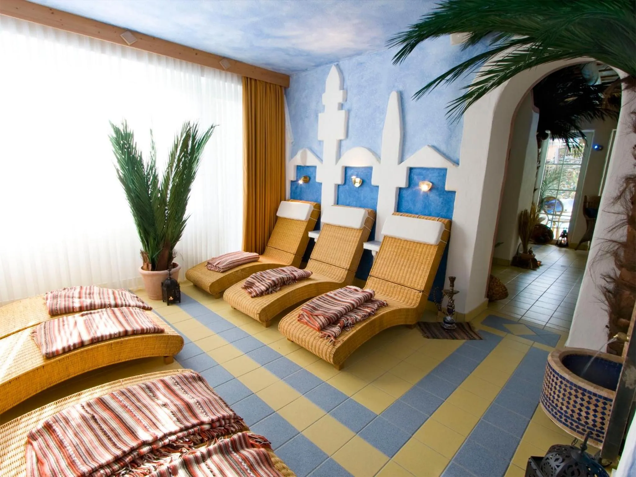 Spa and wellness centre/facilities, Bed in Landhotel Grimmeblick