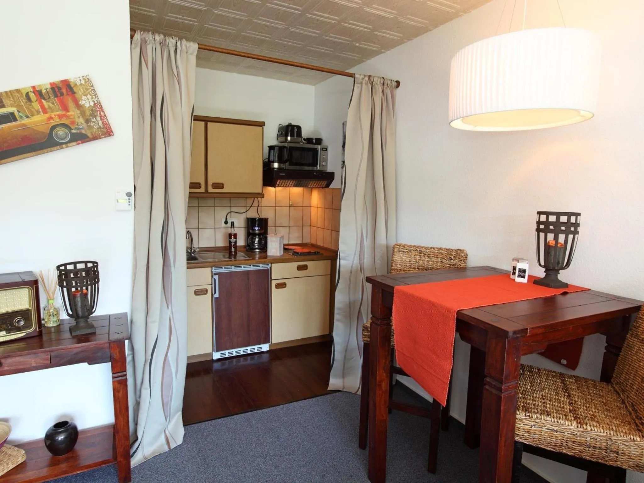 Kitchen or kitchenette in Landhotel Grimmeblick