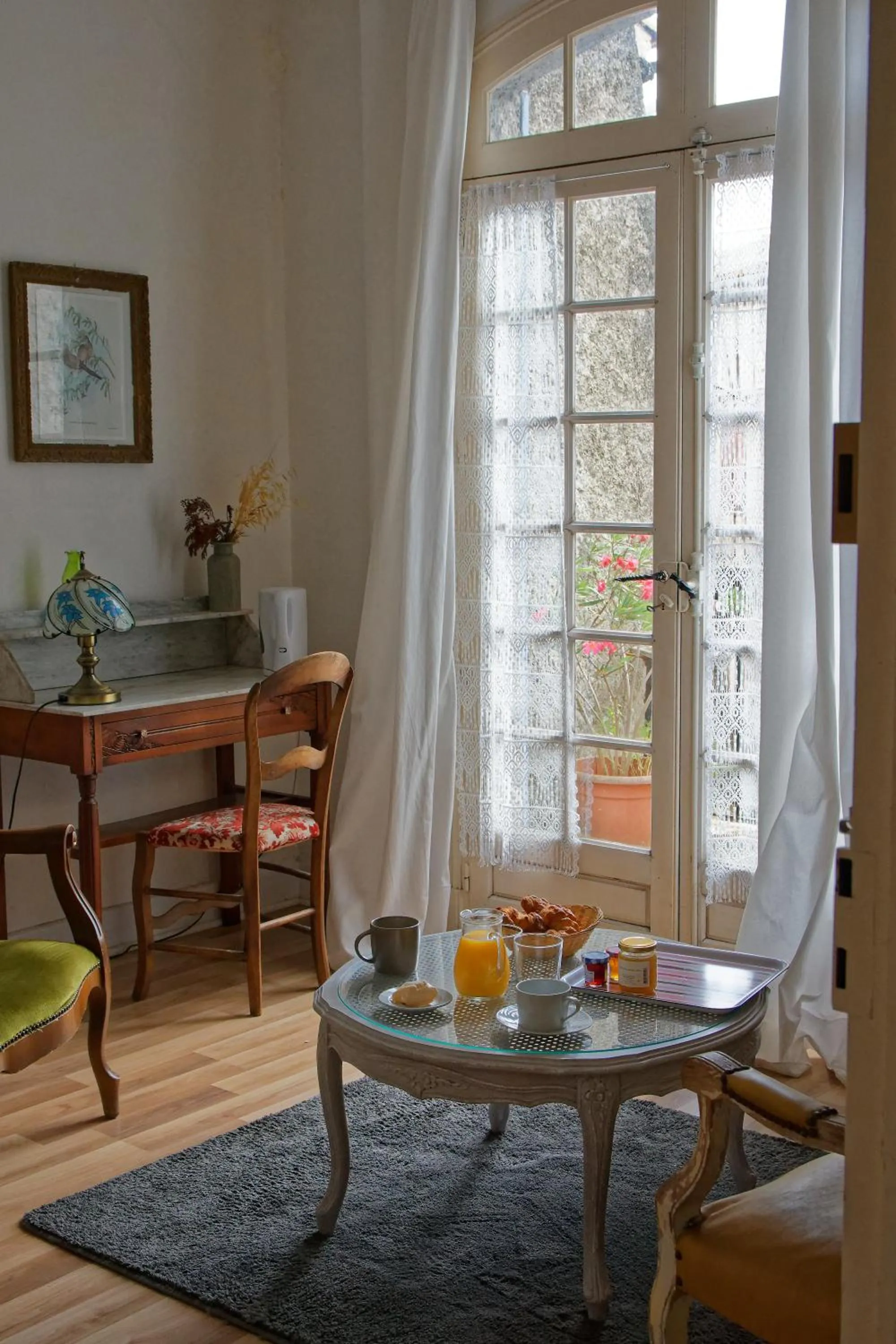 Balcony/Terrace in Maison Rives - Village du Livre de Montolieu