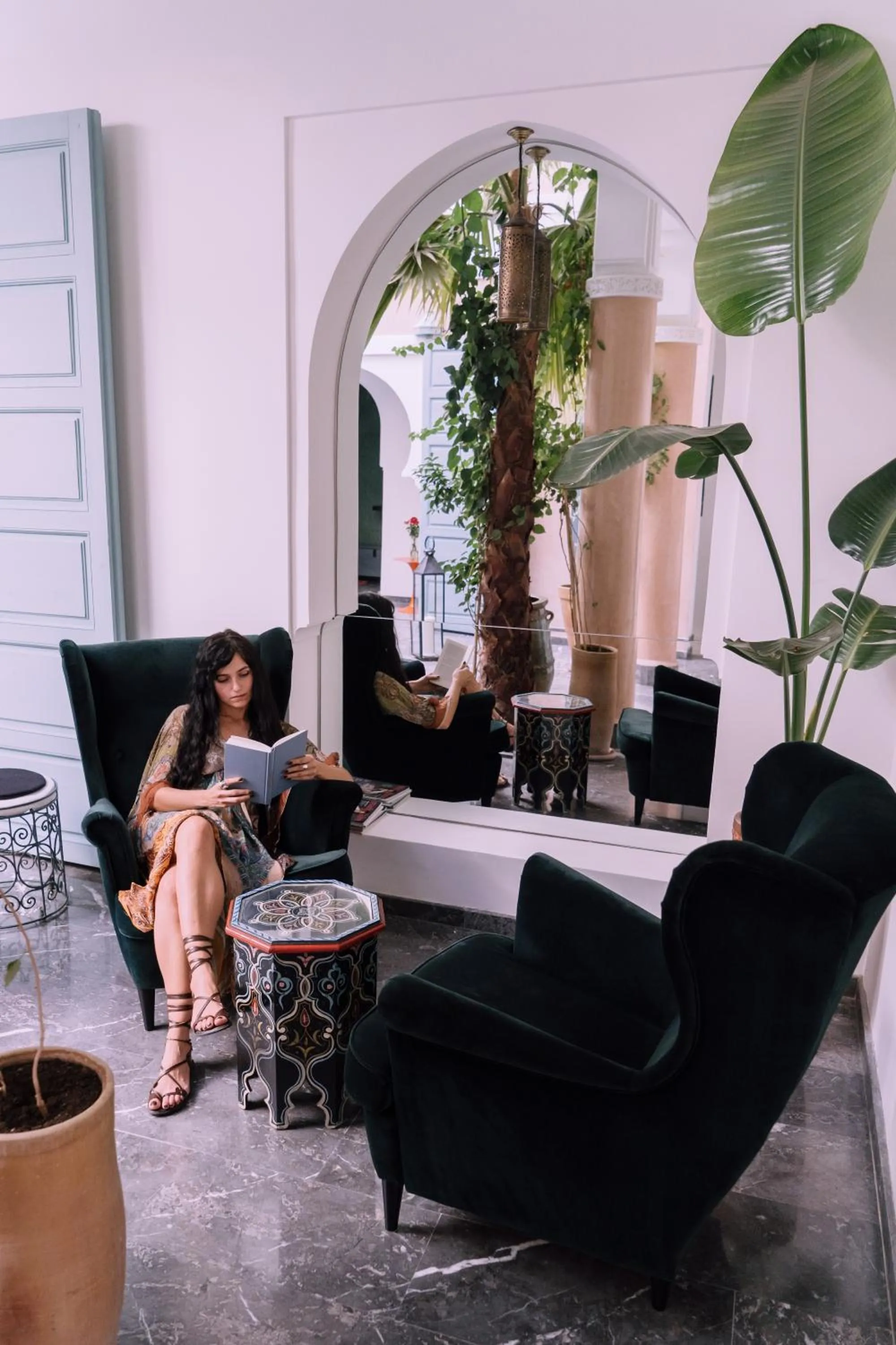 Patio in Riad Albatoul