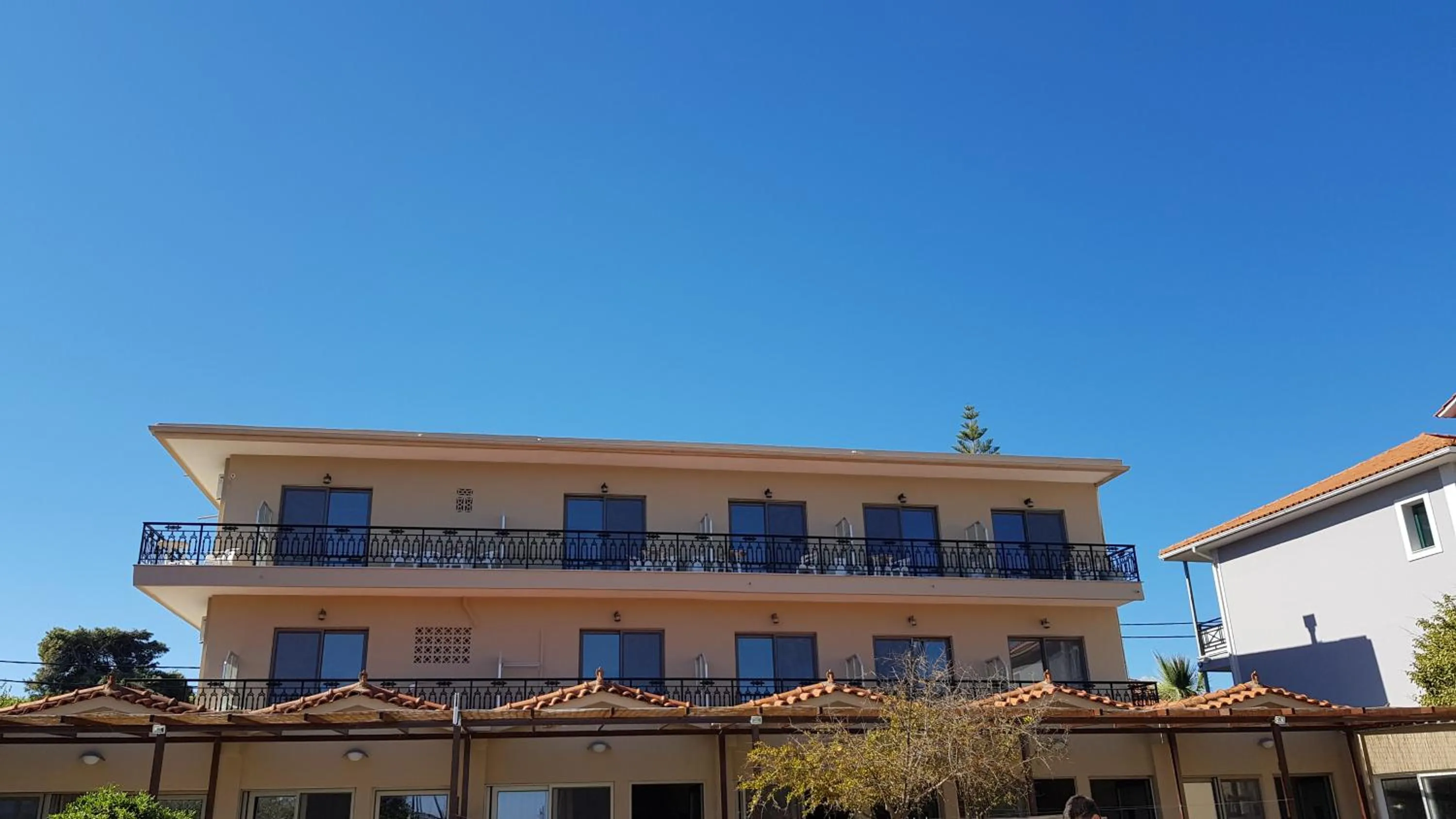 Facade/entrance in Anetis Beach Hotel