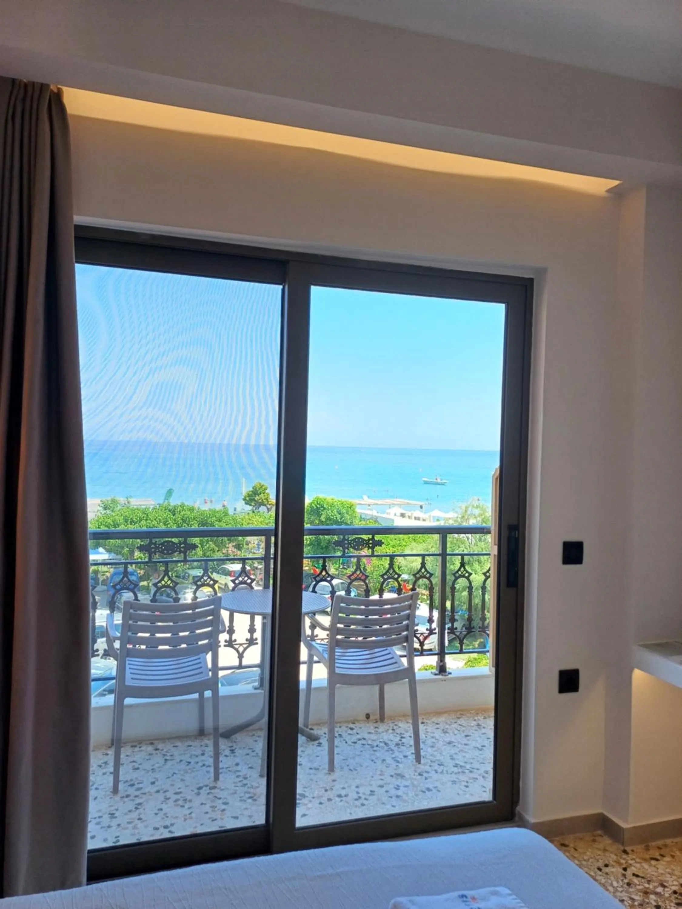 Bed in Anetis Beach Hotel