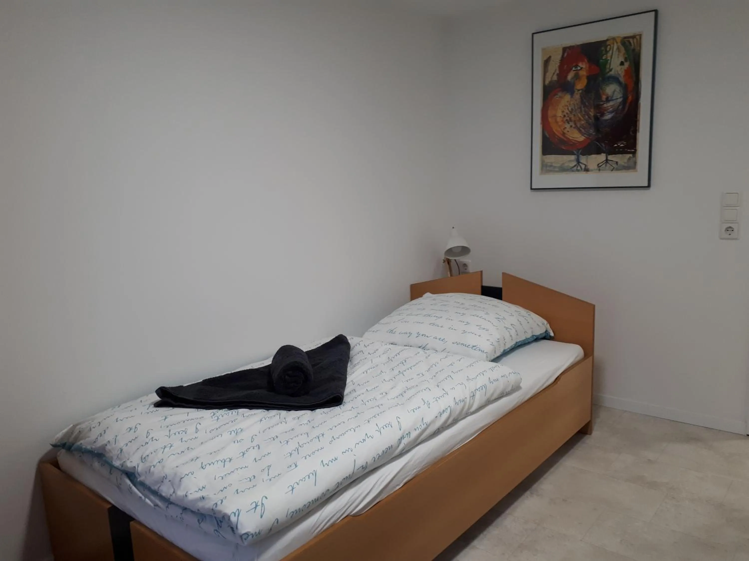 Bed in Super schöne Fewo