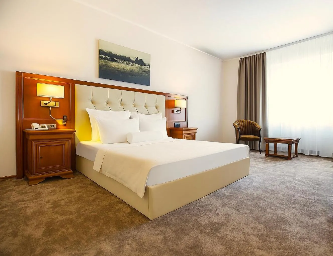 Bedroom, Bed in Hotel Athos R.M.T.