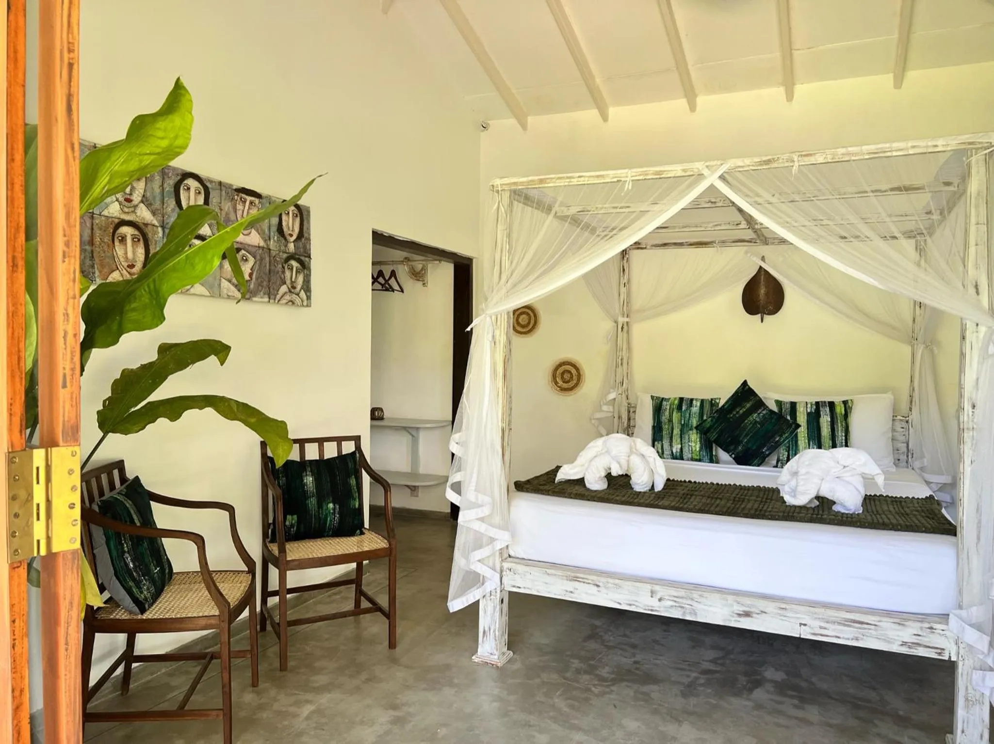 Bedroom, Bed in The Jungle Loft Galle