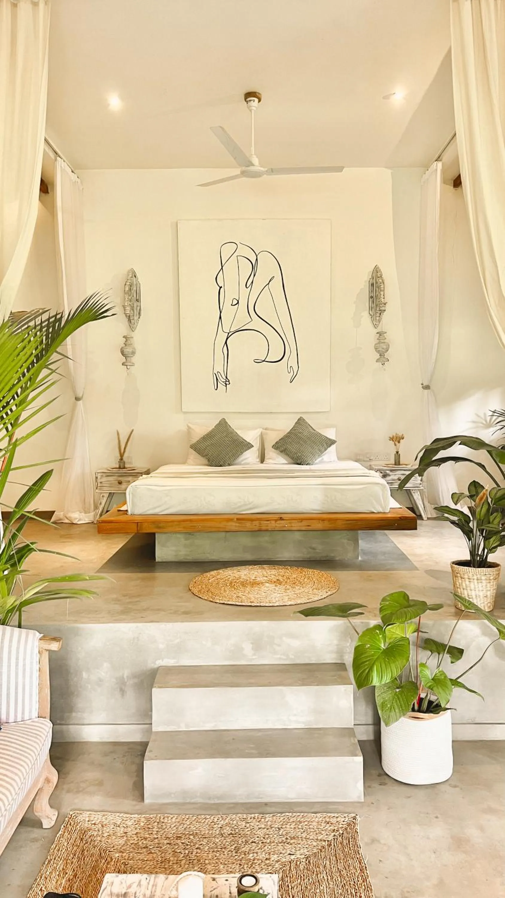 Bedroom in The Jungle Loft Galle