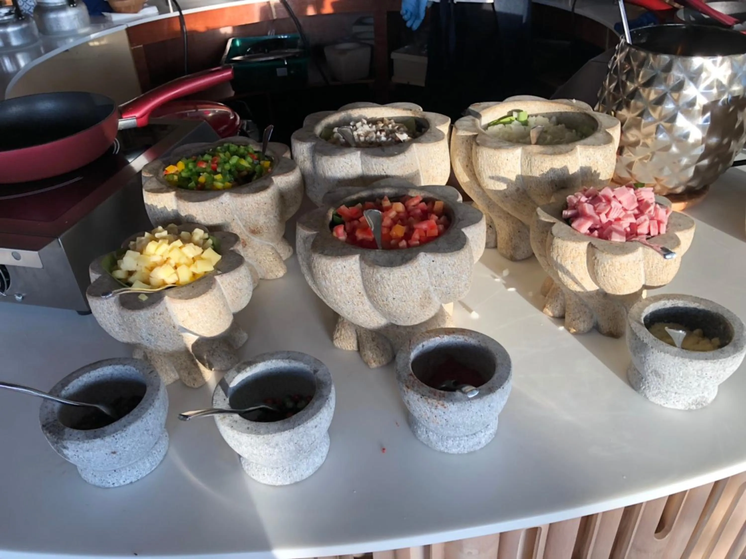 Buffet breakfast in Phi Phi CoCo Beach Resort