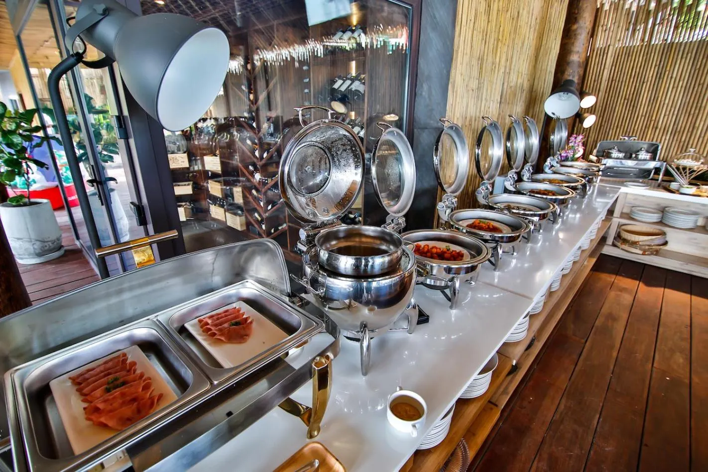 Buffet breakfast in Phi Phi CoCo Beach Resort