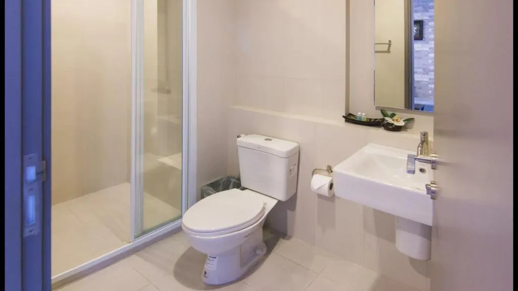 Bathroom in The base