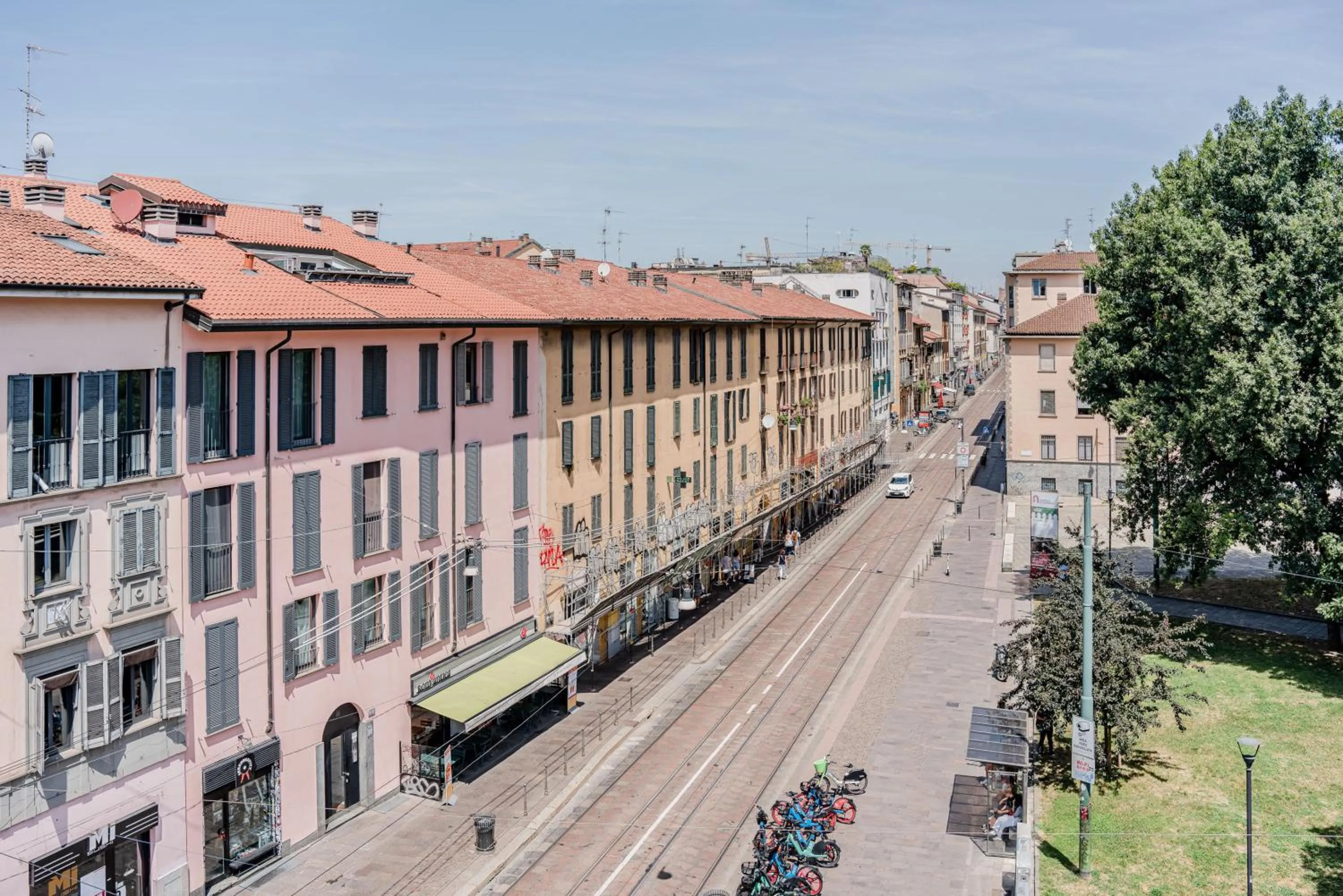 City view in Hotel Milano Navigli