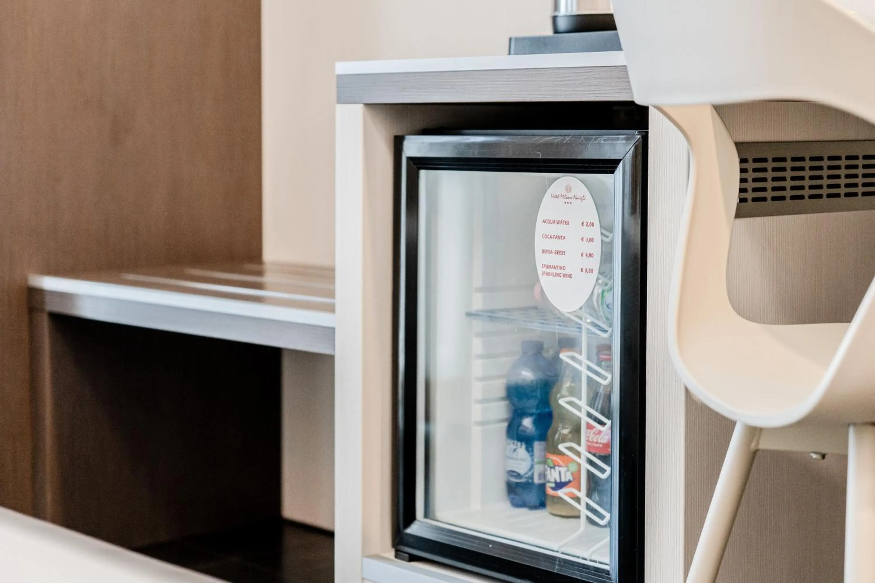 minibar in Hotel Milano Navigli