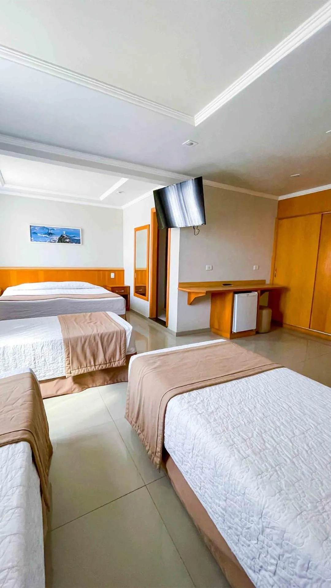 Bed in Saionara Hotel